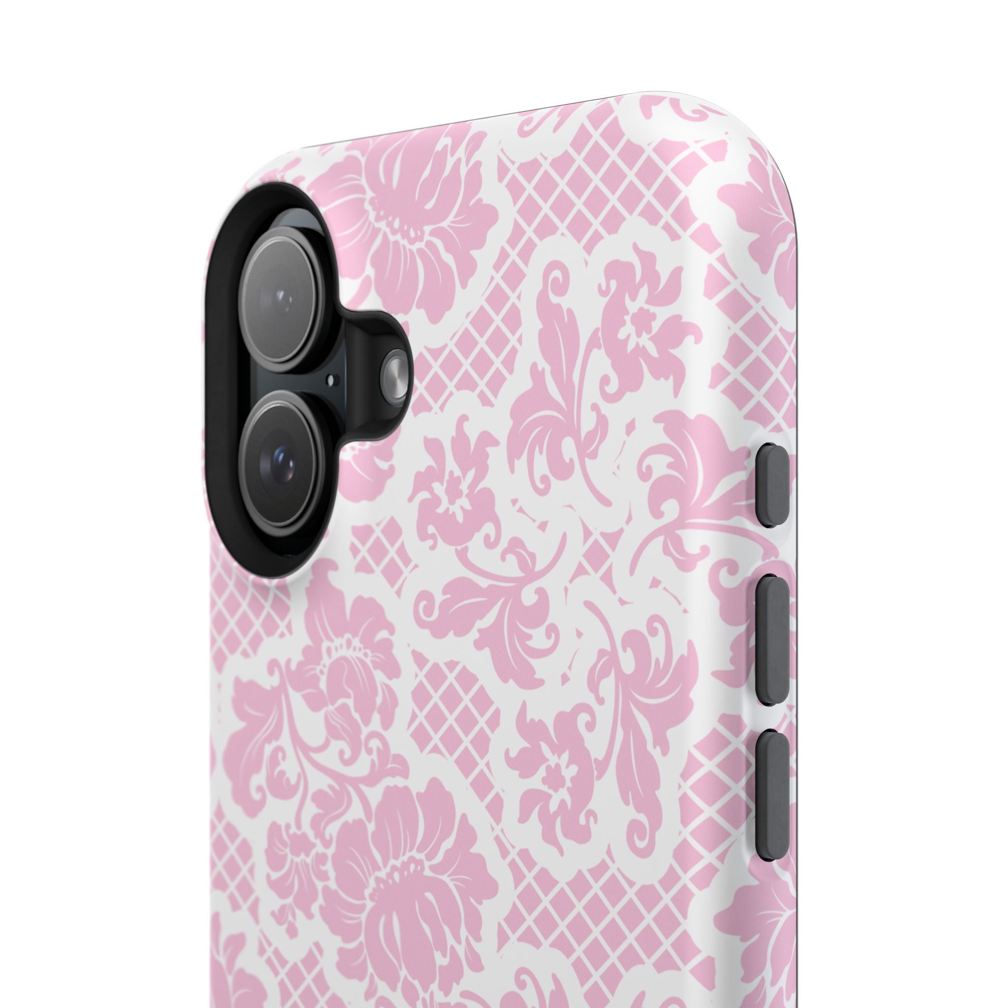 Customizable: Pink Lace Inspired Elegantly Chic Impact-Resistant Case