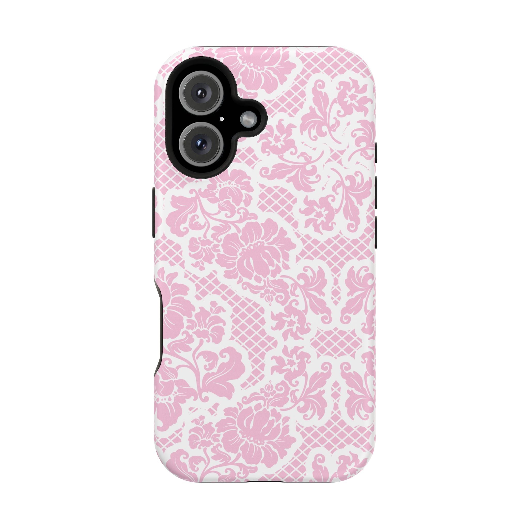 Customizable: Pink Lace Inspired Elegantly Chic Impact-Resistant Case