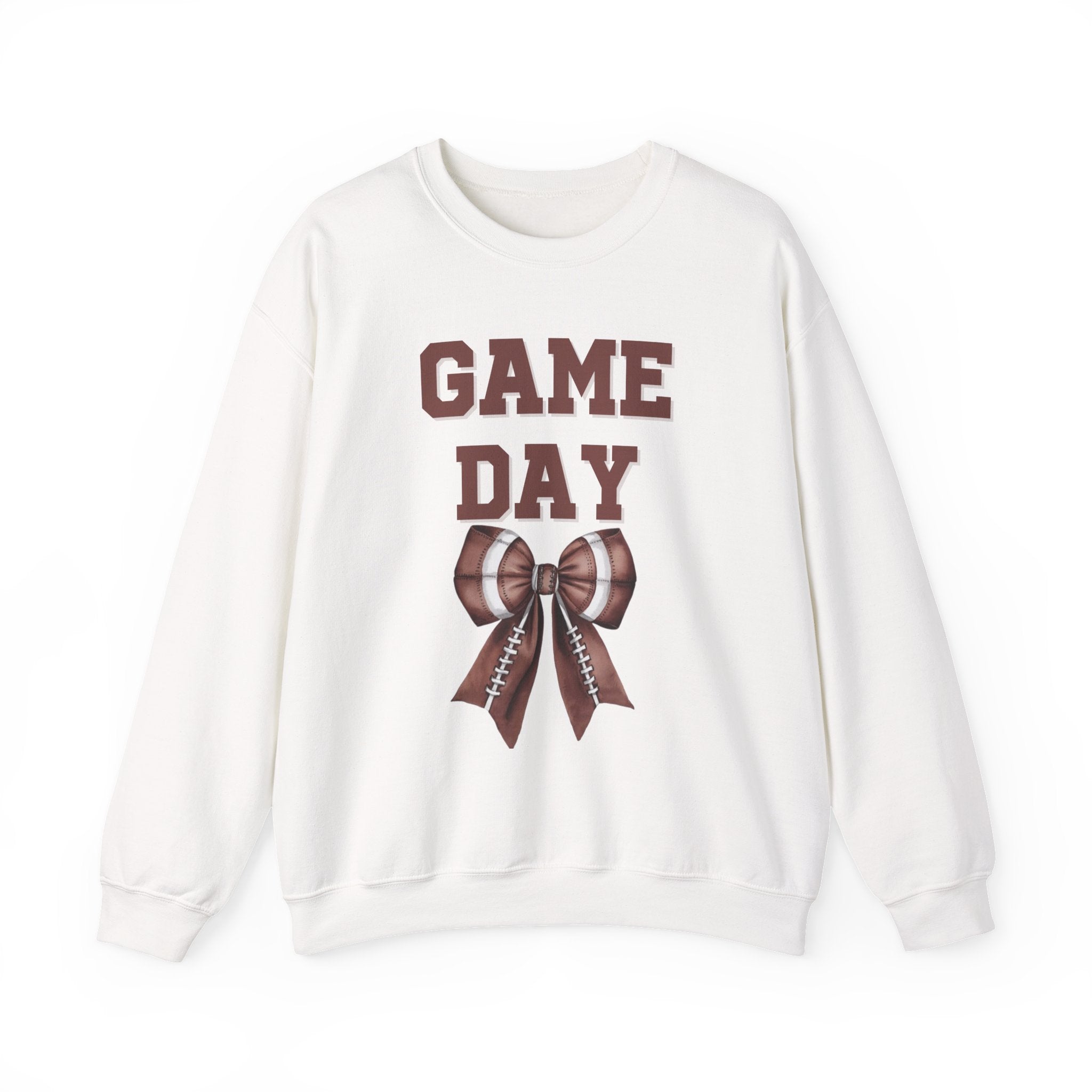 Customizable Brown Game Day Sweatshirt, Sports Apparel, Tailgate Fashion