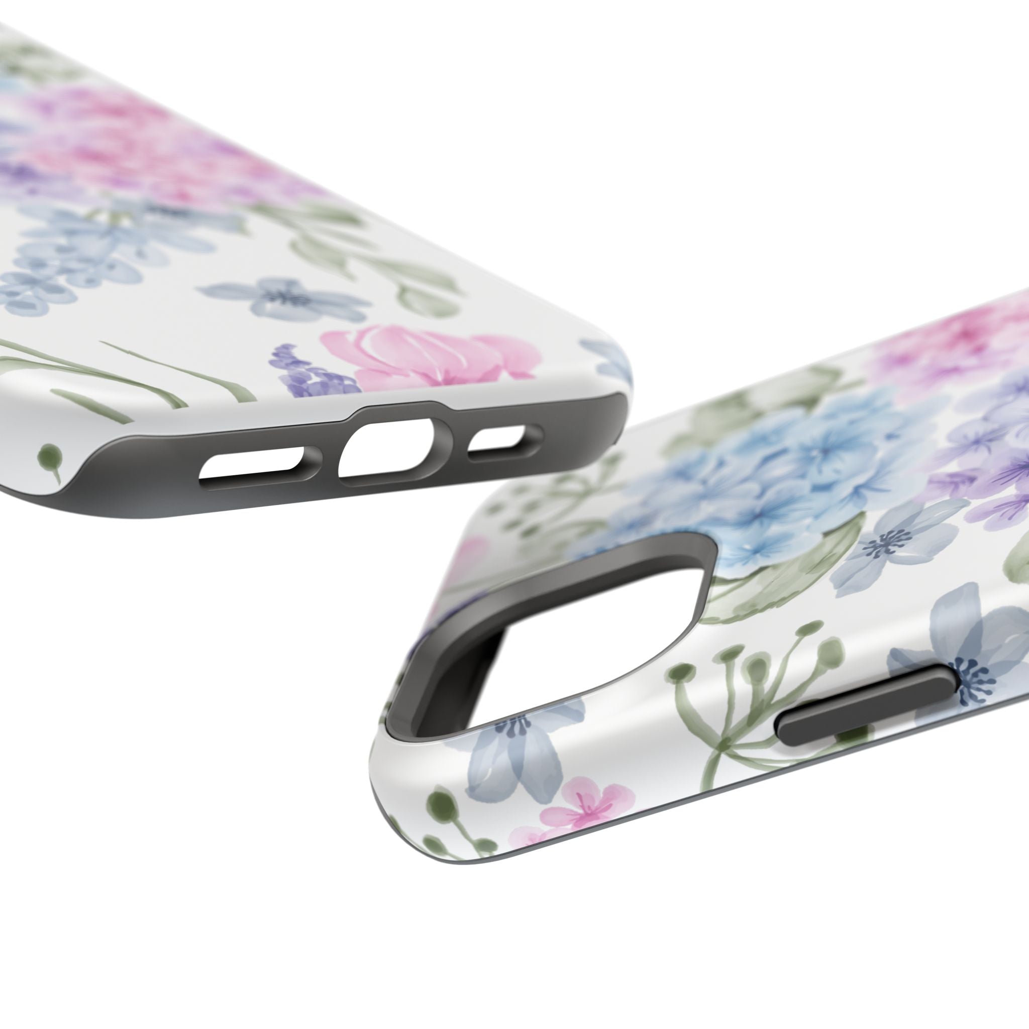 Customizable: Floral Hydrangea Impact-Resistant Phone Case