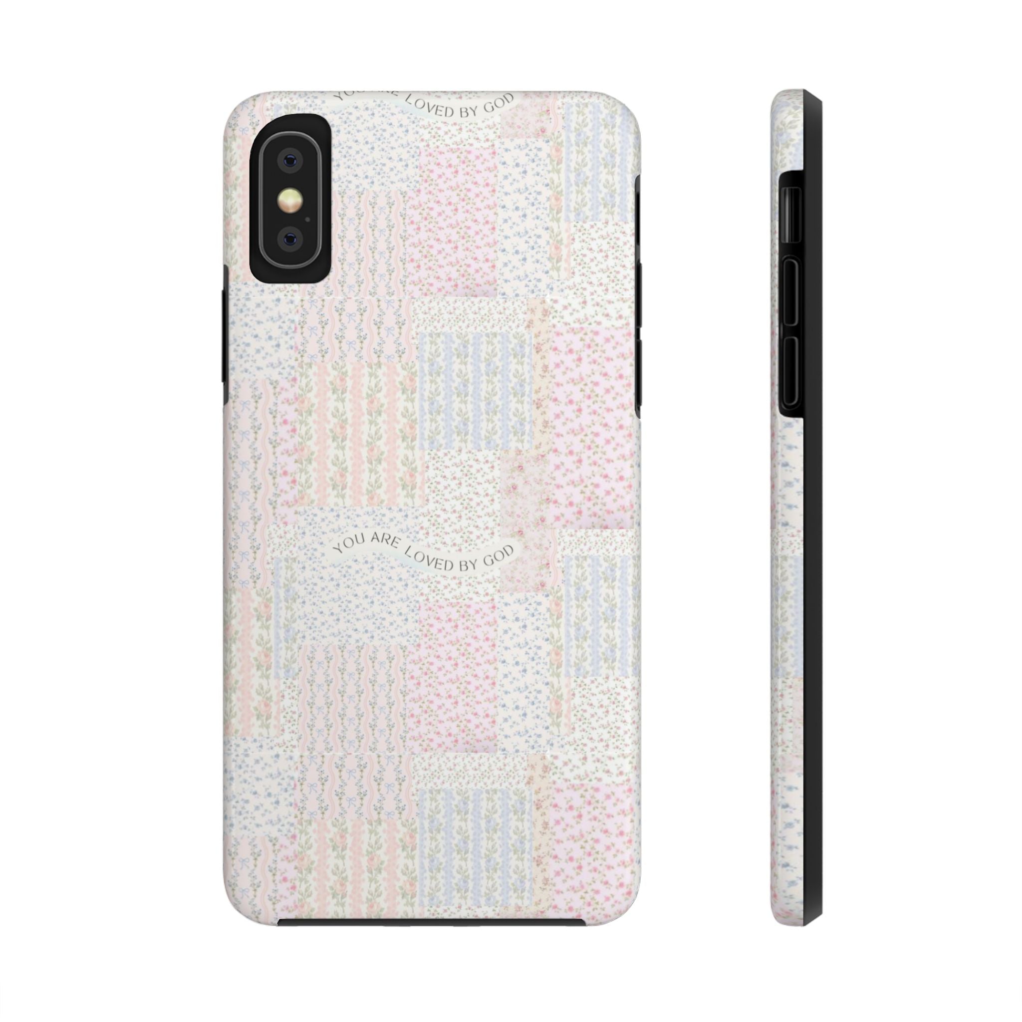 Floral Tough Phone Cases, Protective Phone Cover, Inspirational Tech Accessory, Gift for Her, Fashionable Phone Case, Unique Design