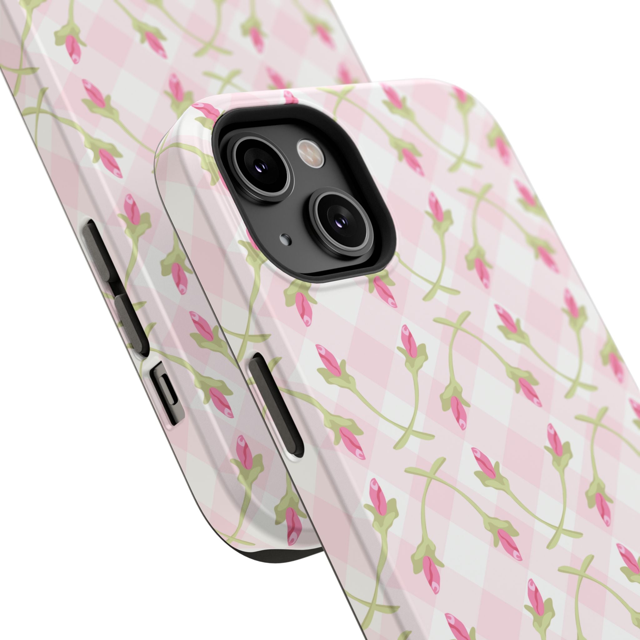 Customizable: Floral Impact-Resistant Phone Case