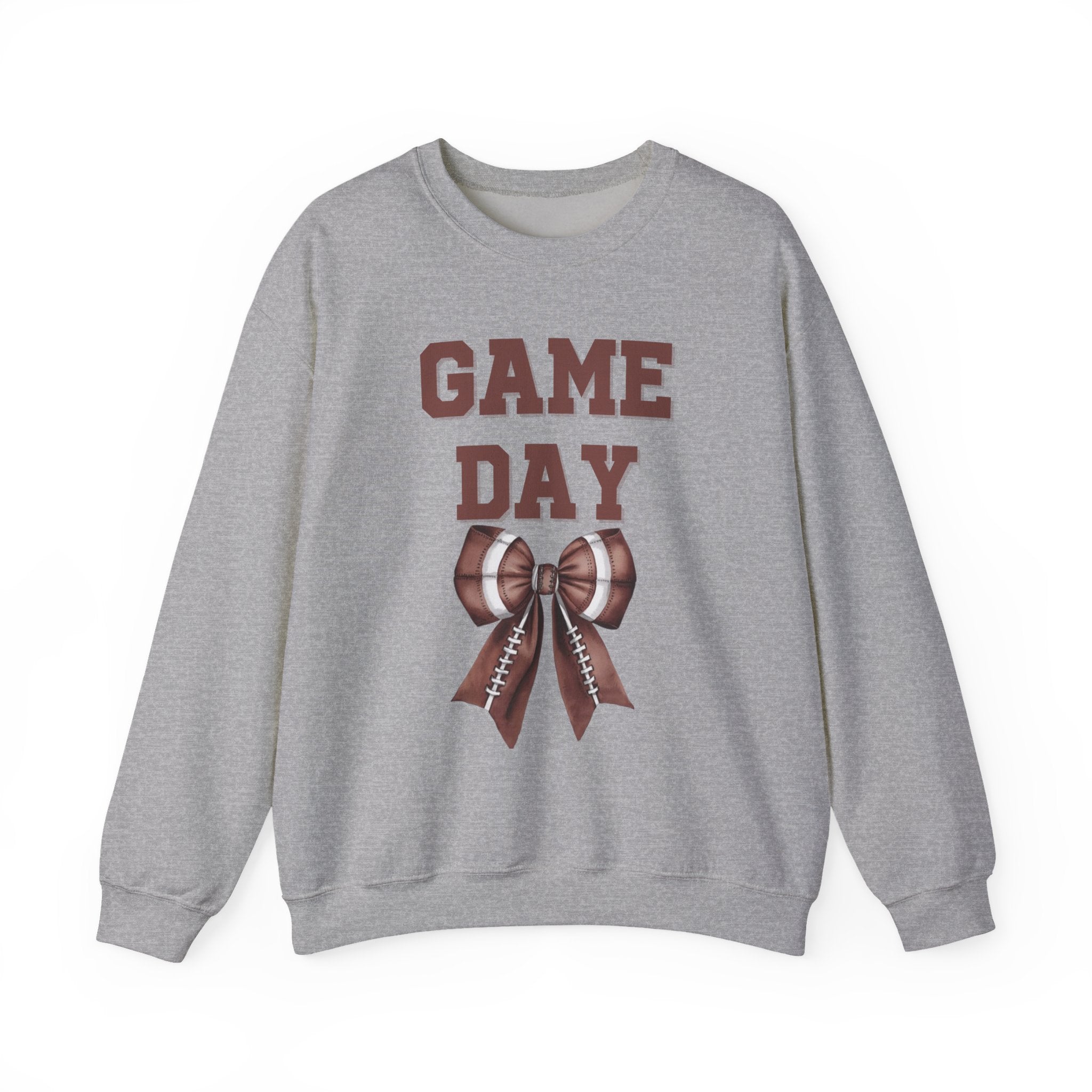 Customizable Brown Game Day Sweatshirt, Sports Apparel, Tailgate Fashion