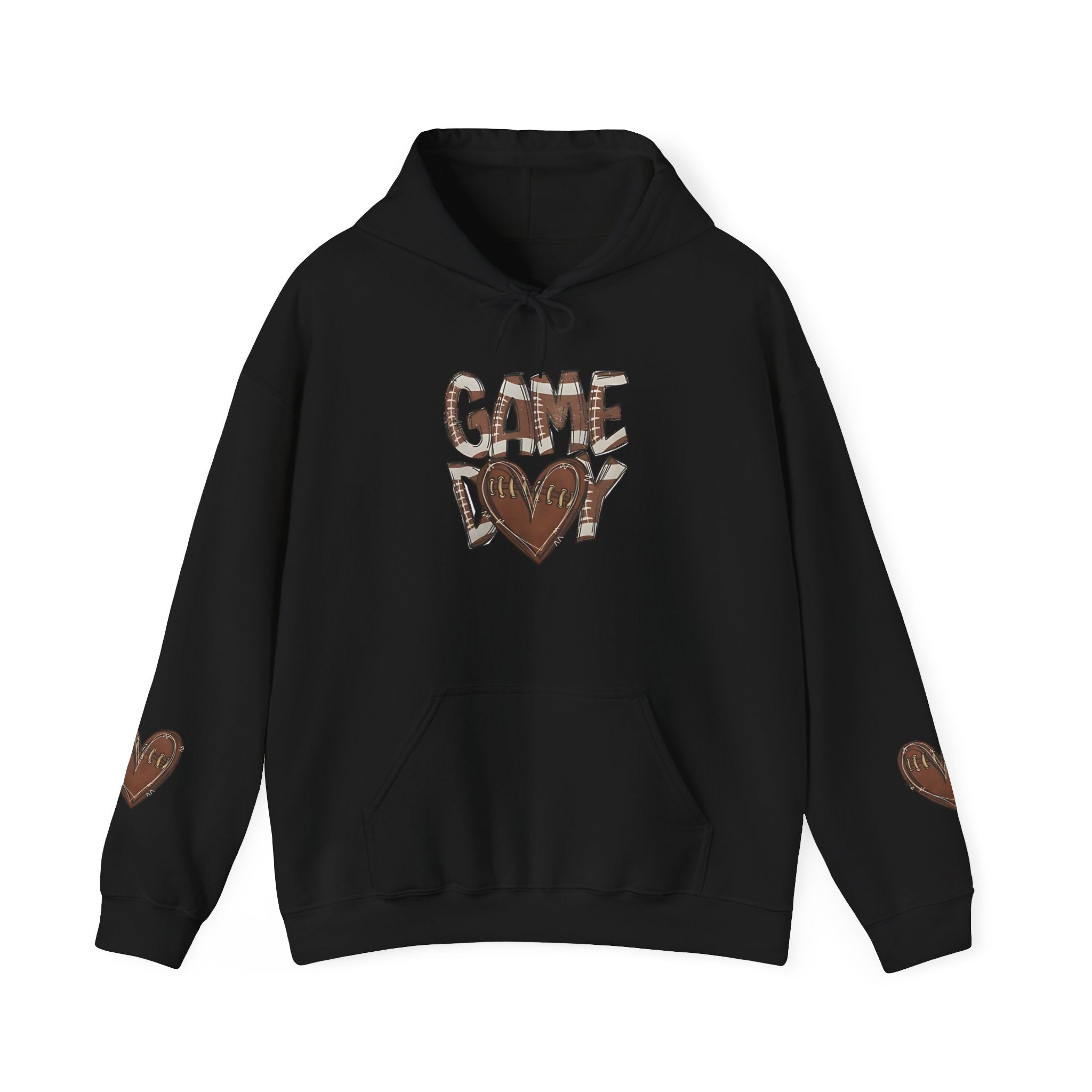 Football Heart Game Day Hoodie