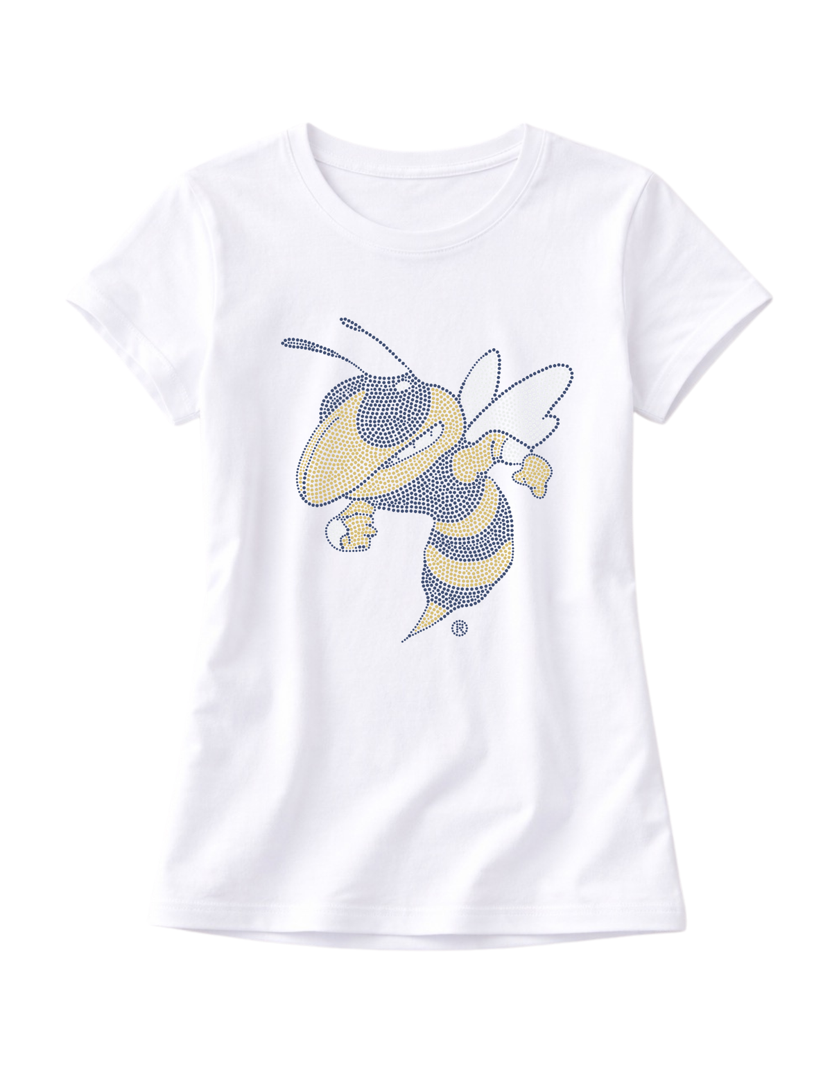 Georgia Tech Yellow Jackets White Short Sleeve T-Shirt