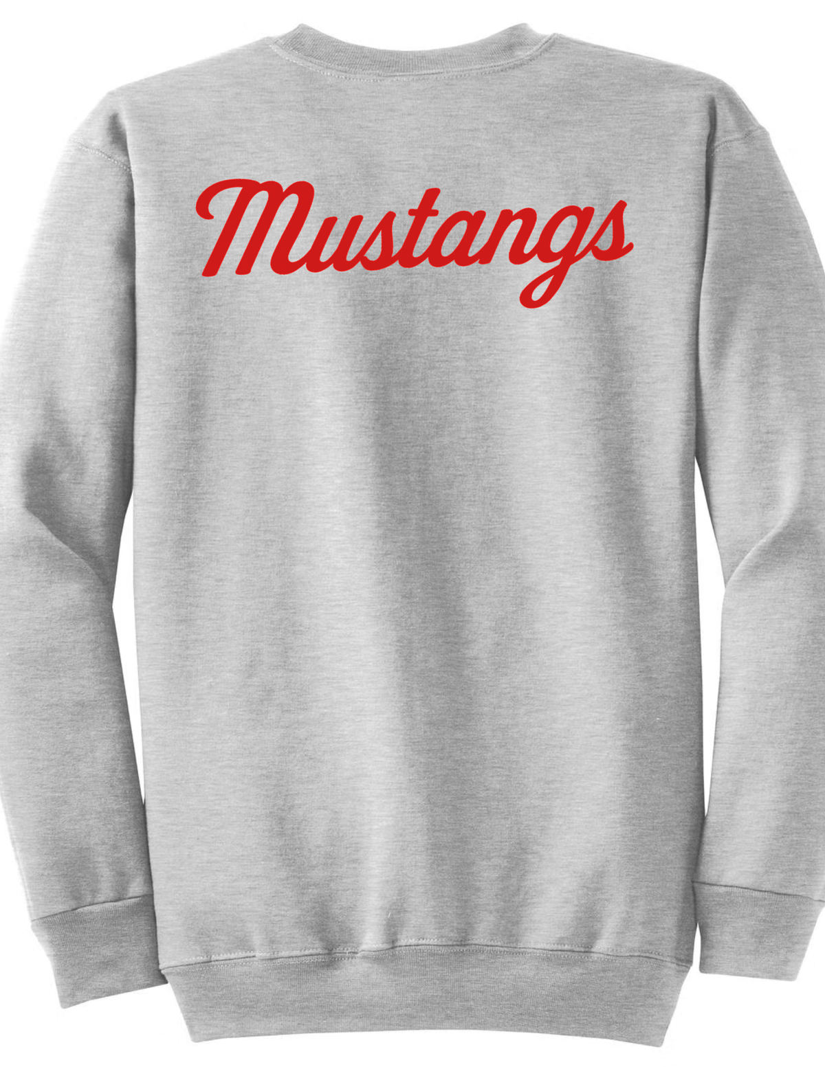 SMU Mustangs Crewneck Grey Sweatshirt