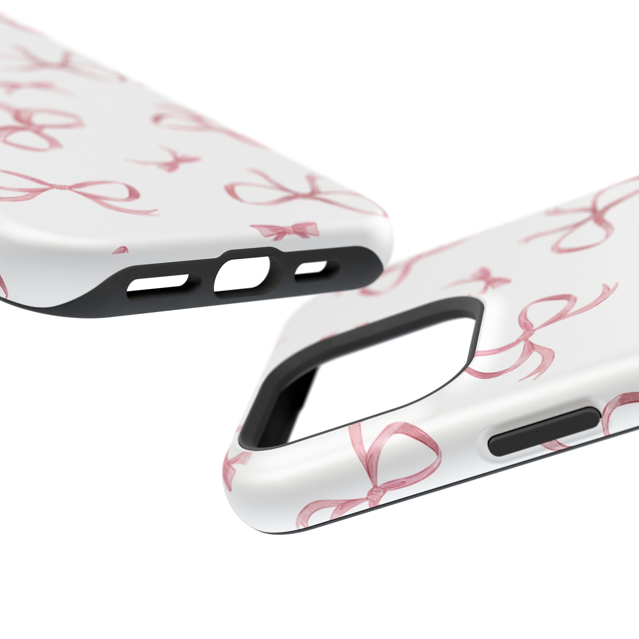 Customizable: Coquette Bow Stylish Impact-Resistant Phone Case