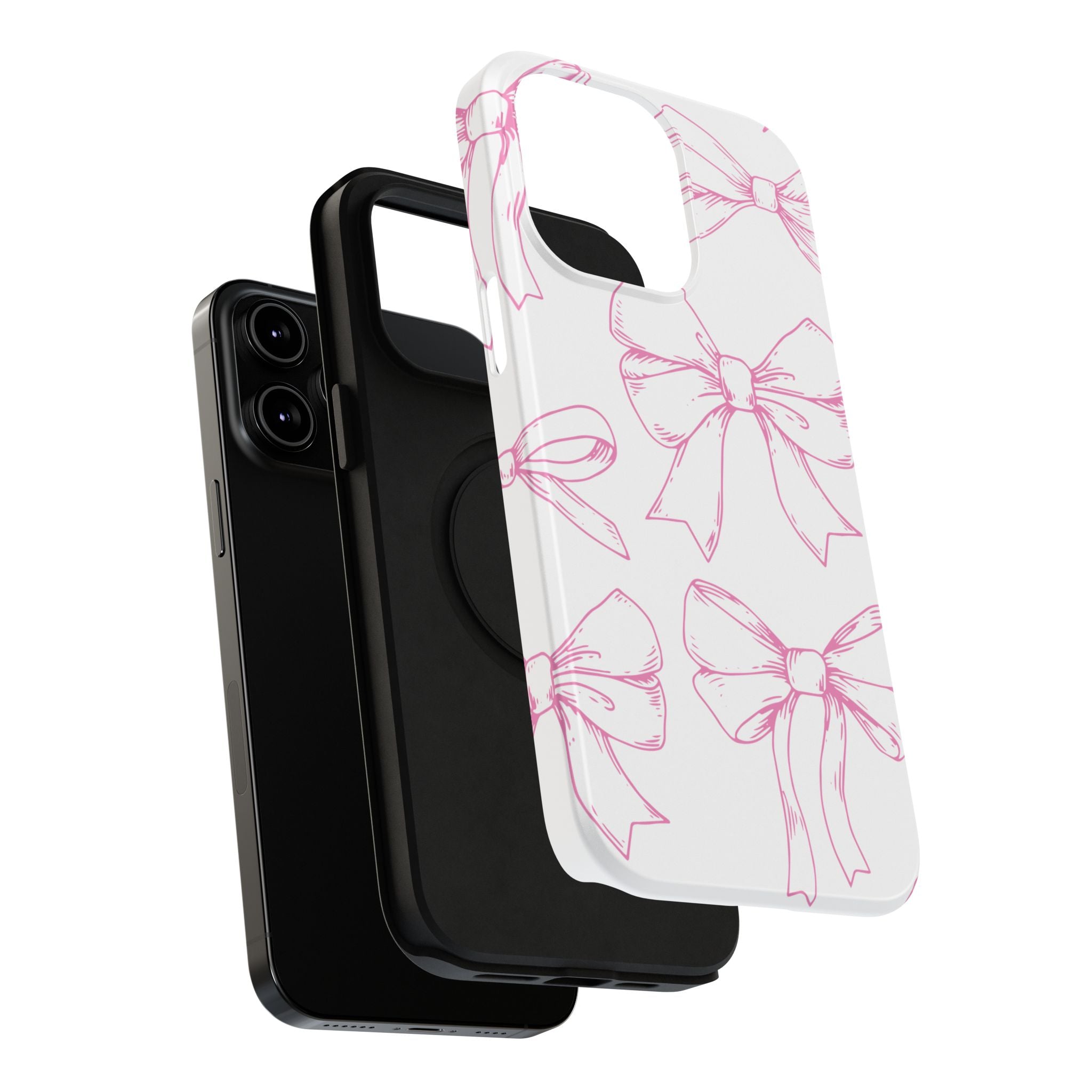 Customizable: Cute Bow Pattern Phone Case