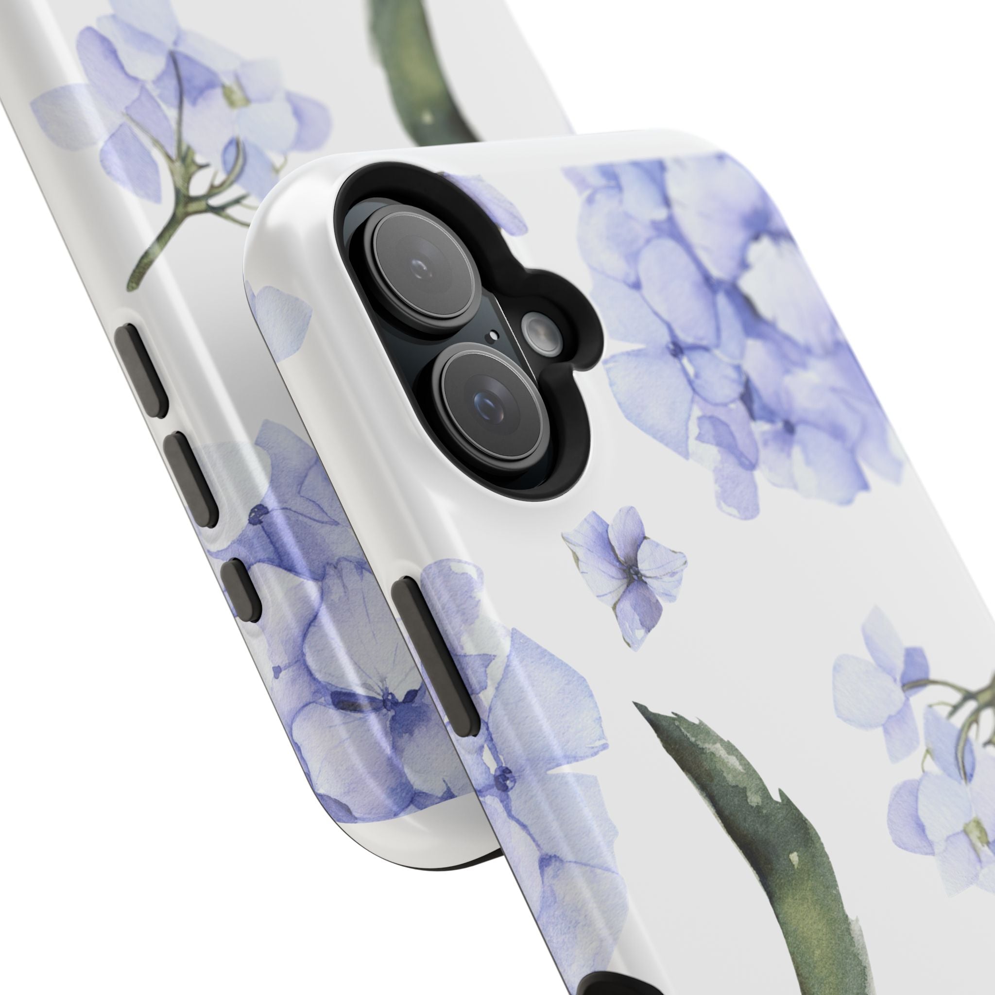 Customizable: Floral Purple Hydrangea Impact-Resistant Phone Case