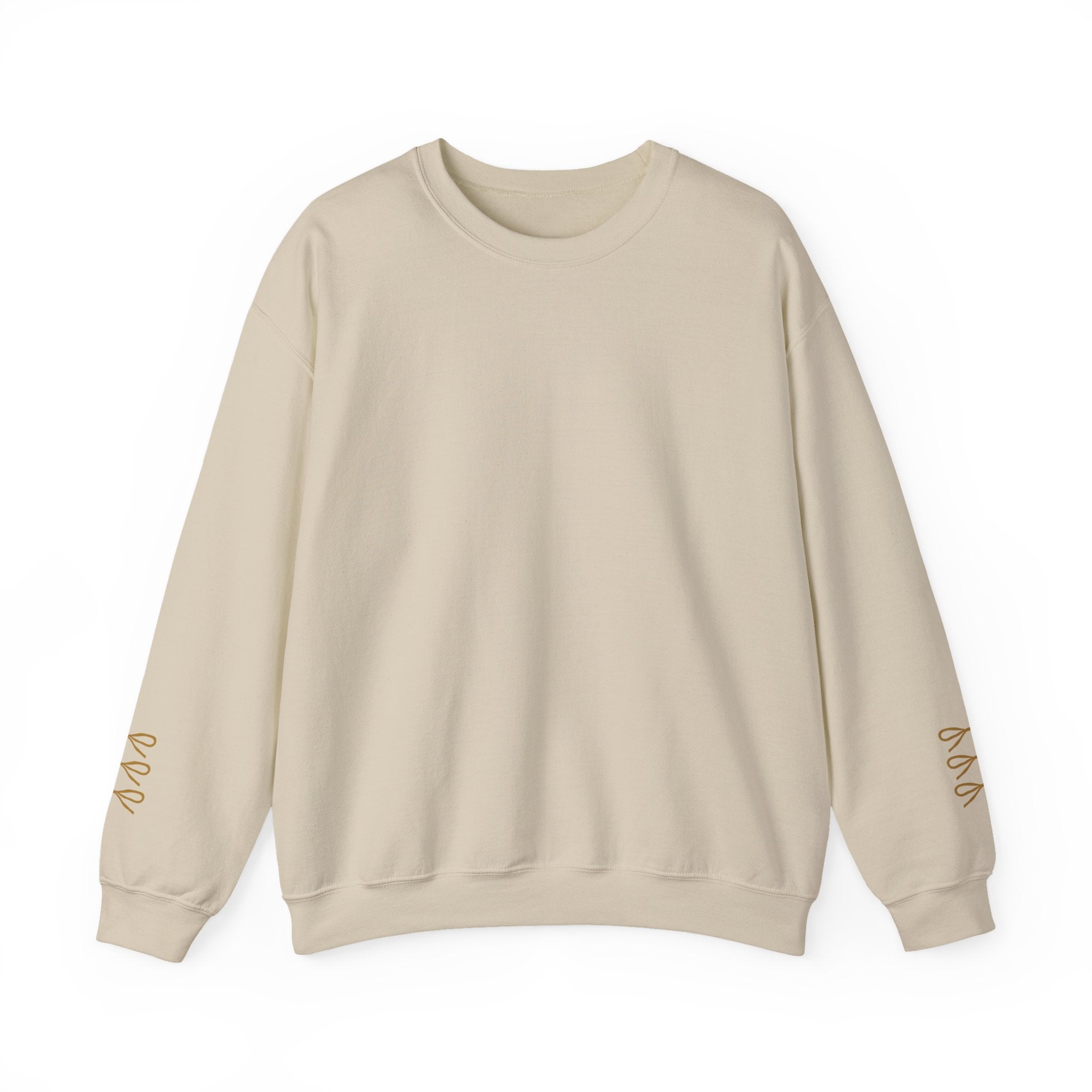 Customizable Gold Football & Bows Sweatshirt
