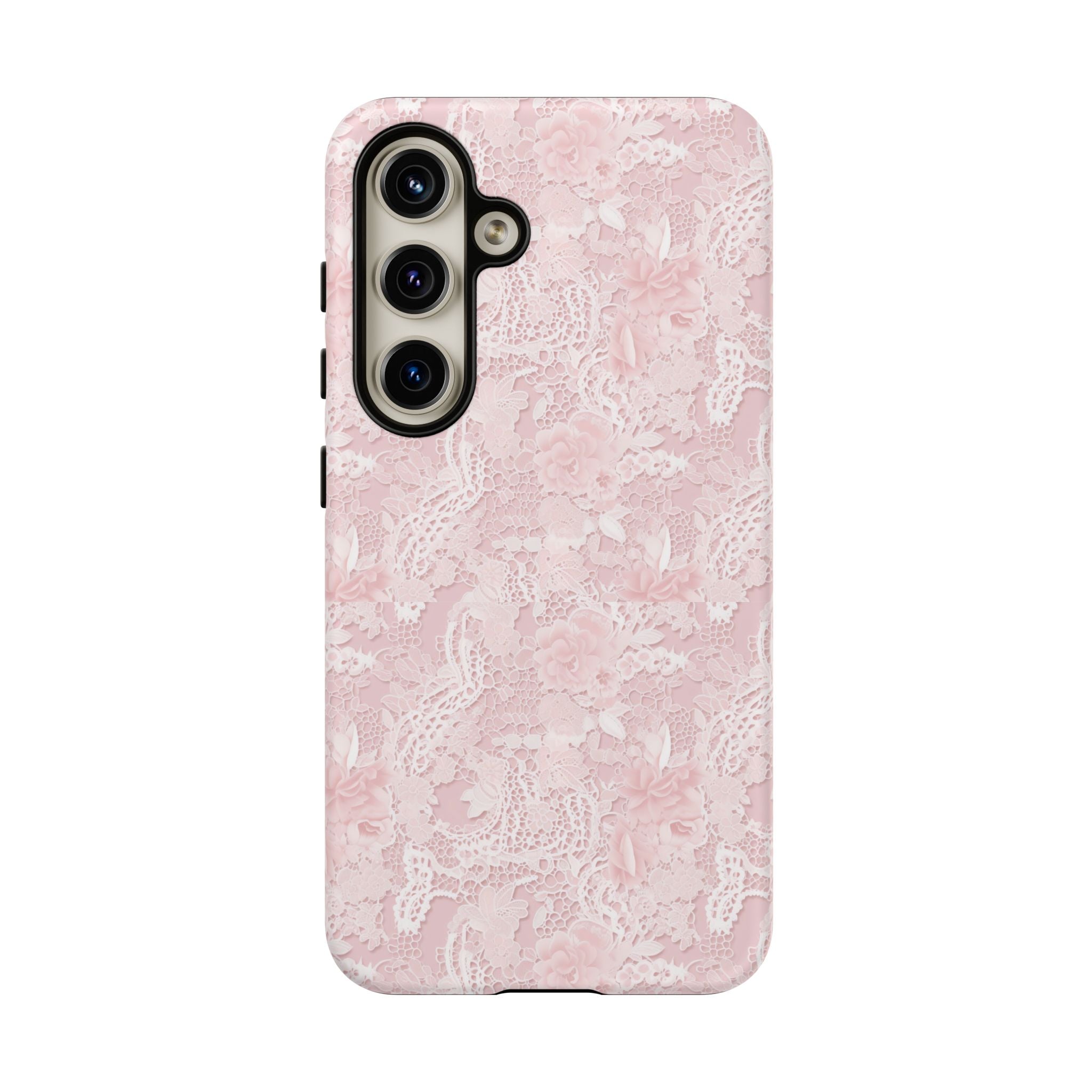 Customizable: Pink Floral Phone Case, Stylish Tough Cases, Unique Gift for Her, Cute Phone Accessories, Floral Tech Cover