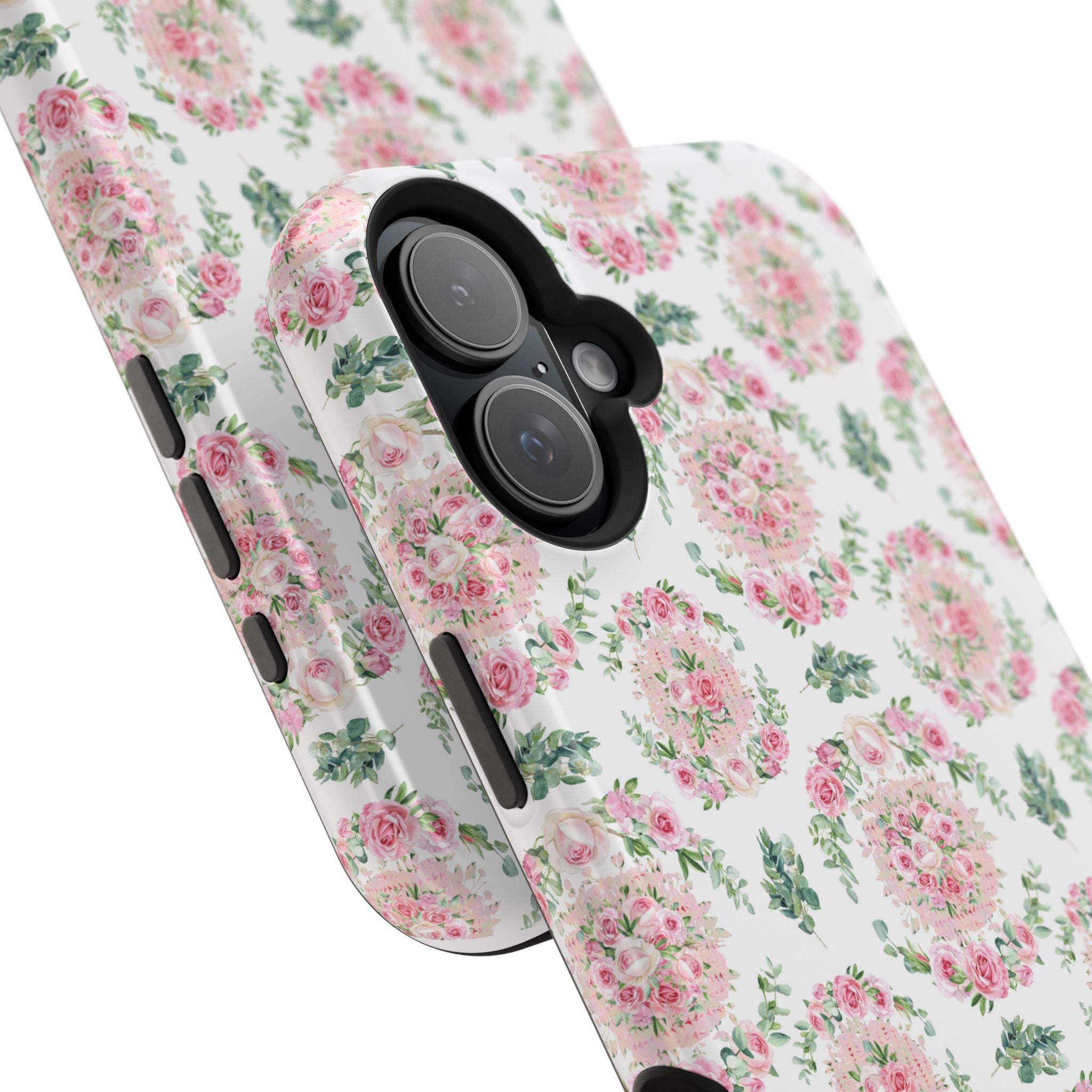 Customizable: Floral Impact-Resistant Phone Case