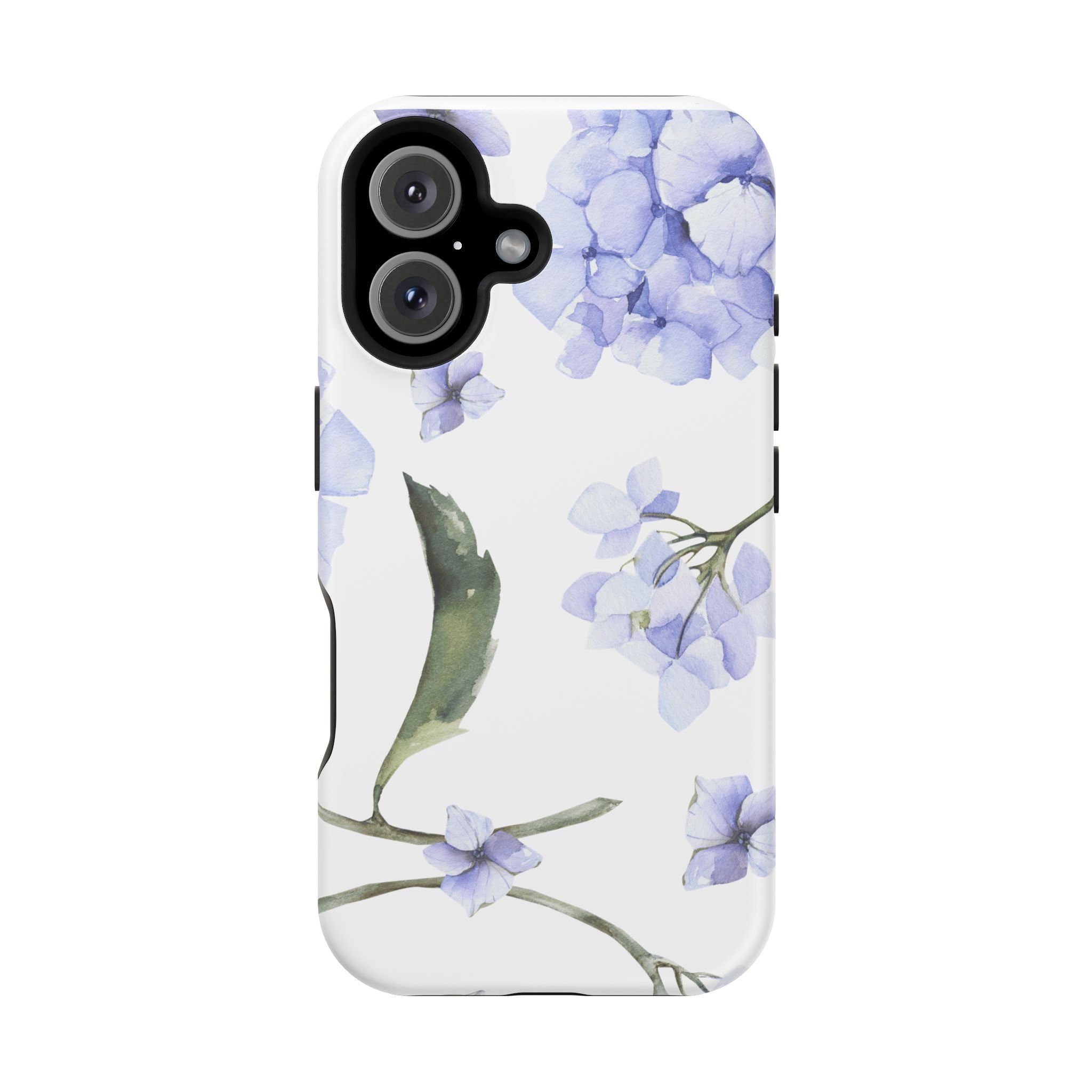 Customizable: Floral Purple Hydrangea Impact-Resistant Phone Case