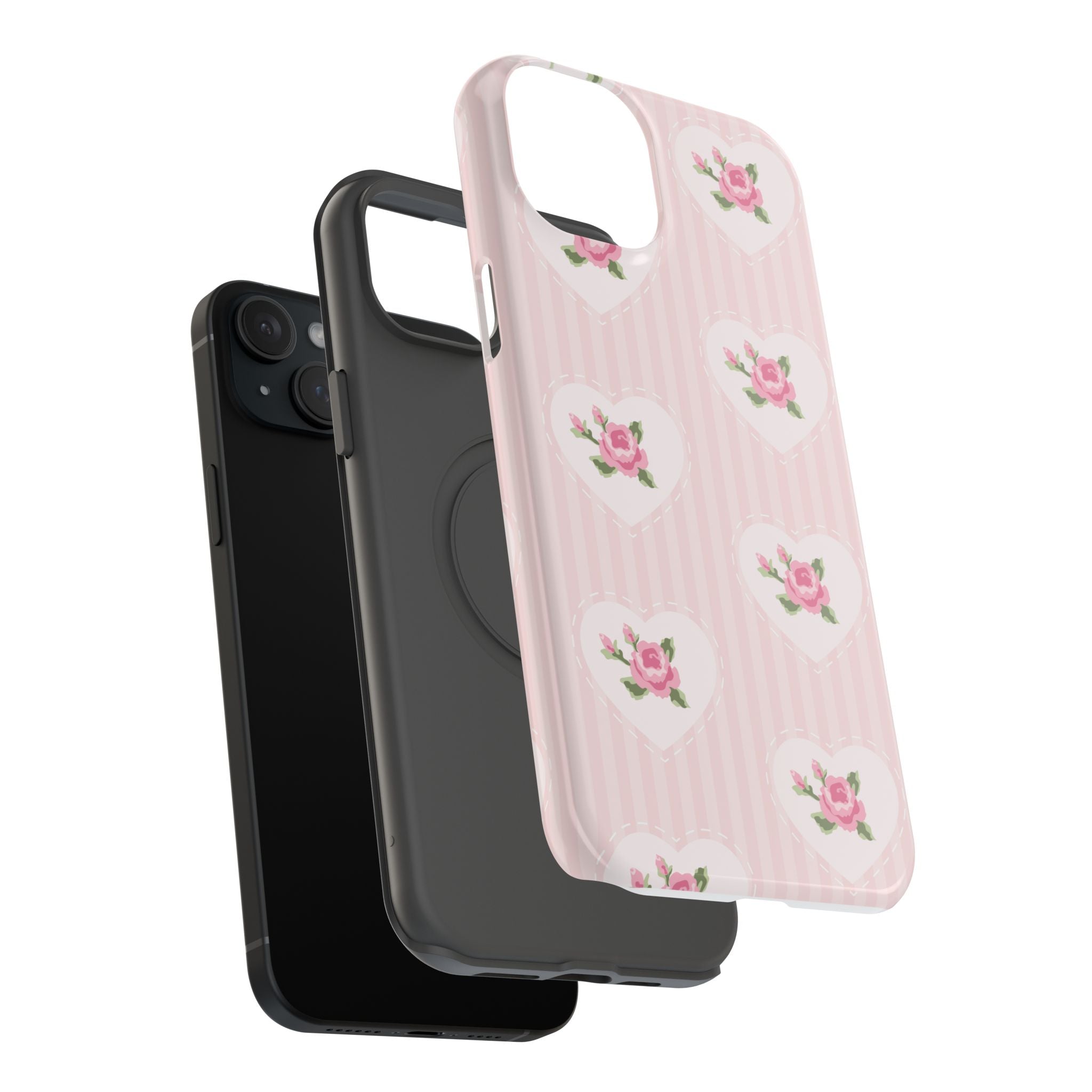 Customizable: Floral Heart Phone Case