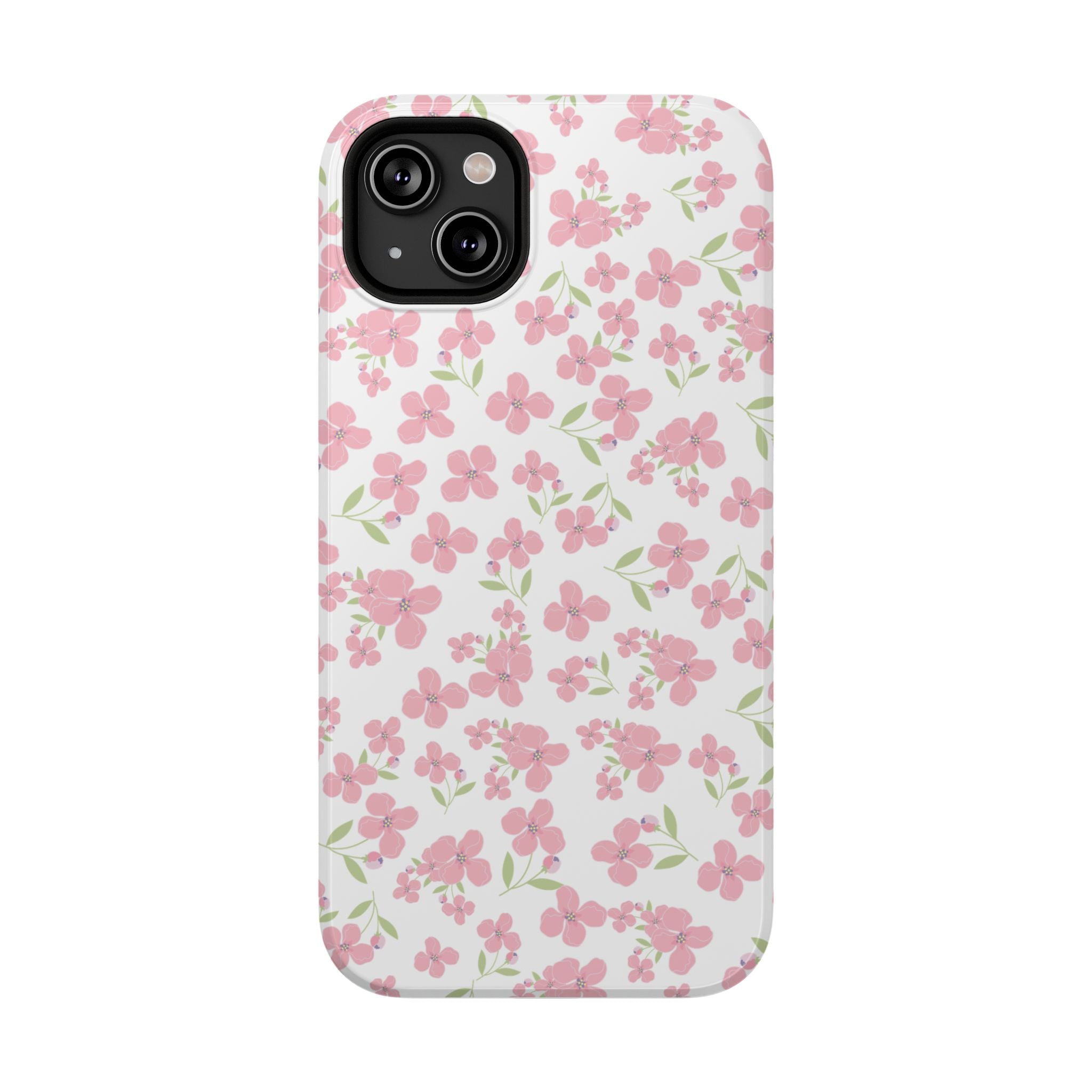 Customizable: Floral Impact-Resistant Phone Case