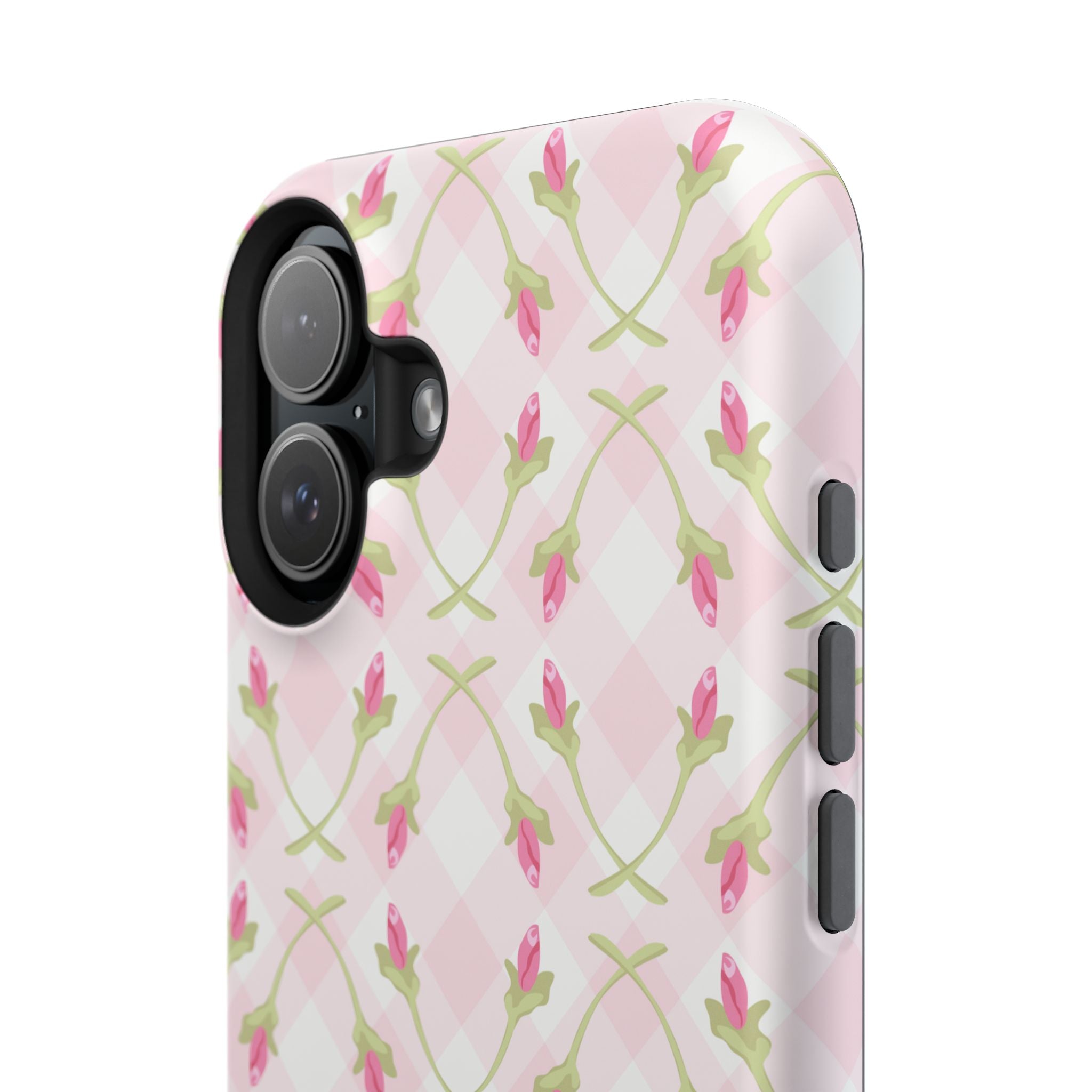 Customizable: Floral Impact-Resistant Phone Case