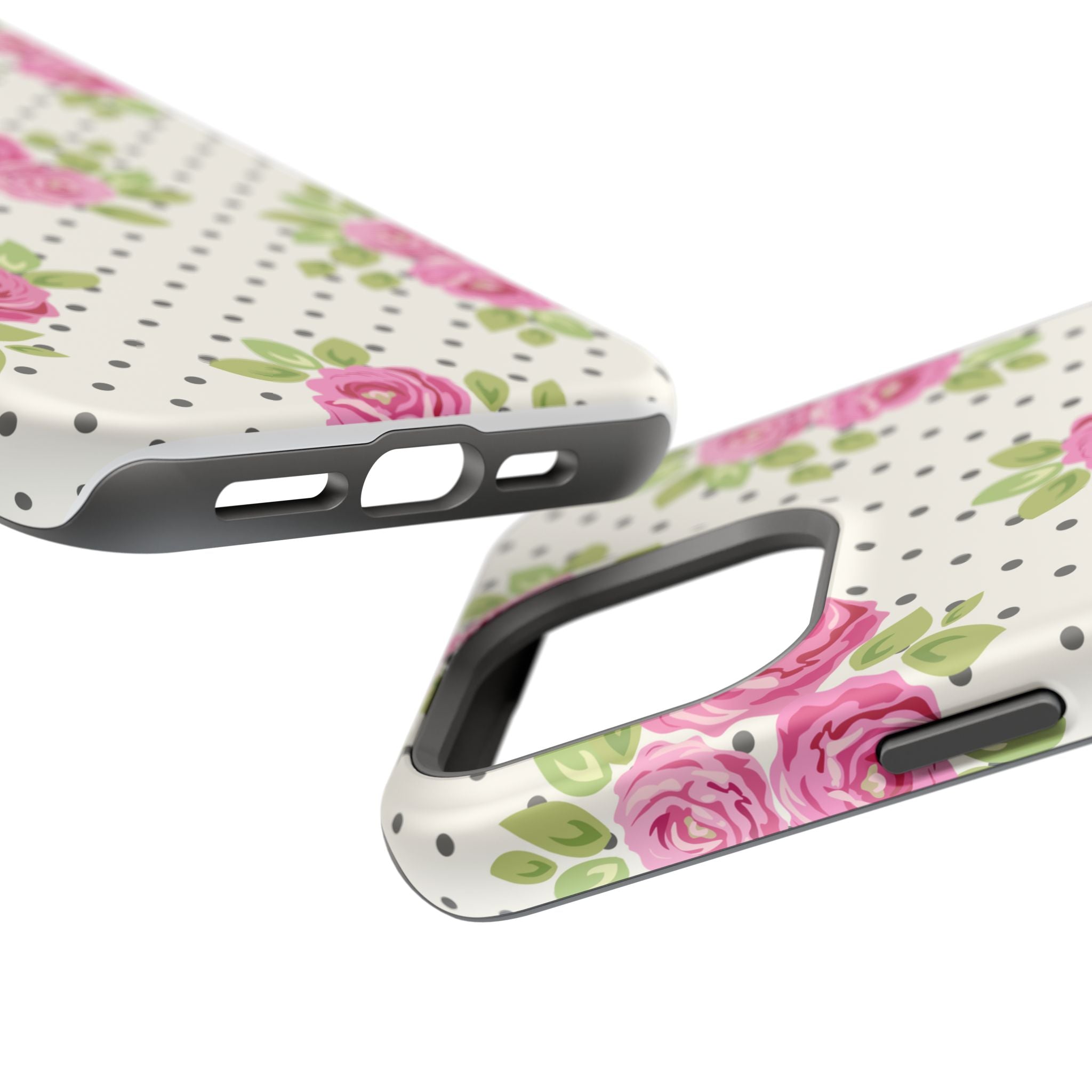 Customizable: Floral Polka Dot Phone Case