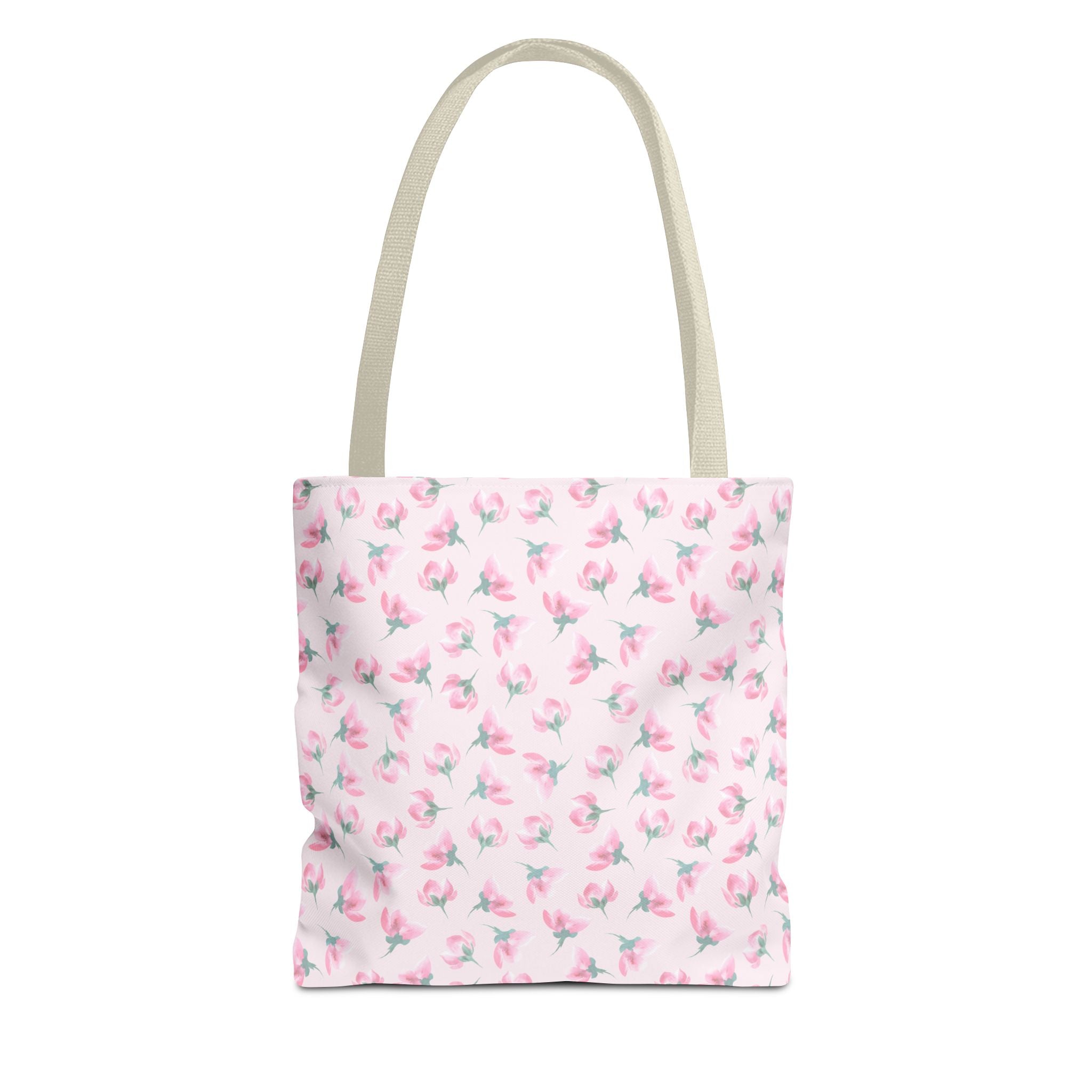 Customizable: Chic Floral Tote Bag, Versatile Shopping Bag, Pretty Grocery Tote, Cute Beach Bag, Stylish Gift for Her