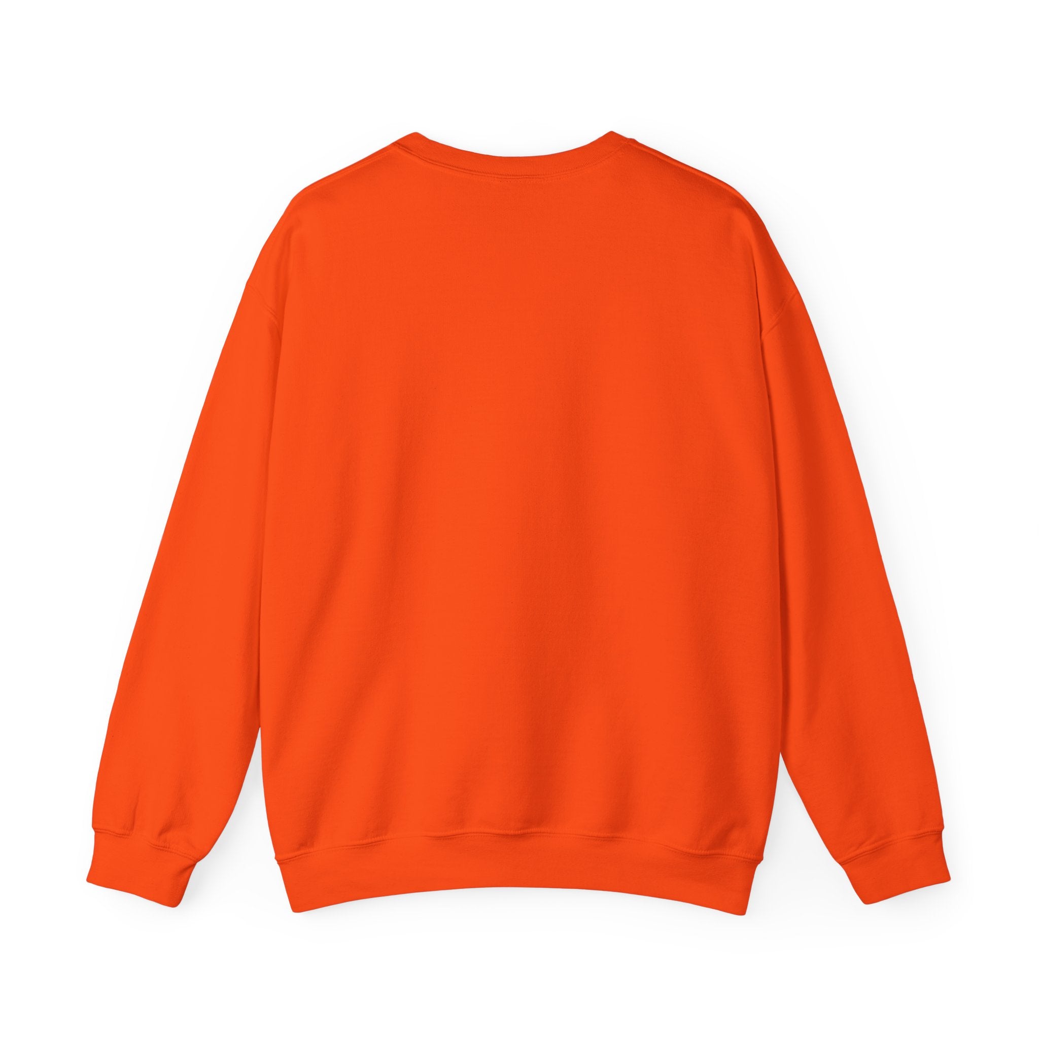 CUSTOMIZABLE Trendy Bear with Orange Hoodie Cozy Bear Crewneck Sweatshirt