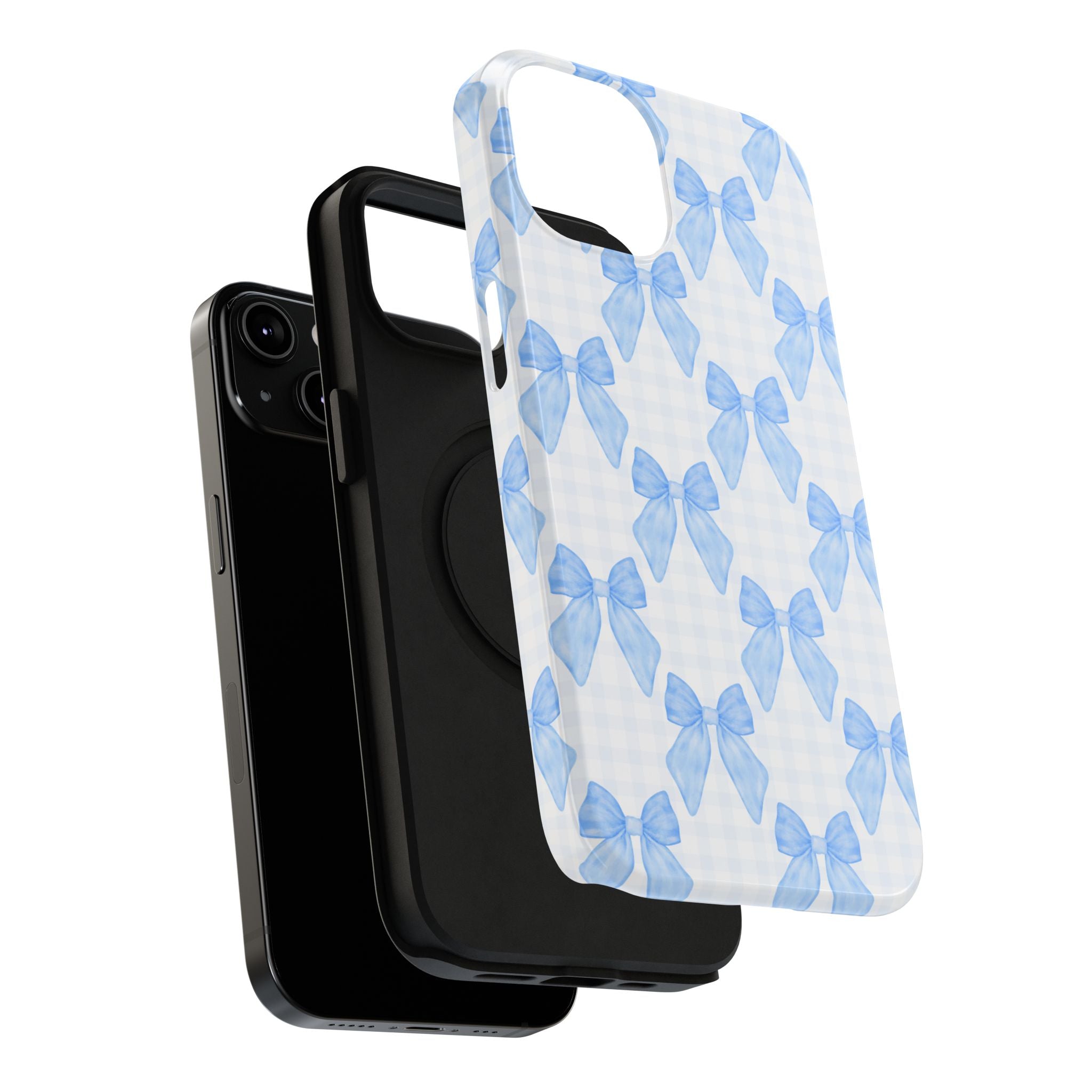 Customizable: Charming Bow Pattern Phone Case