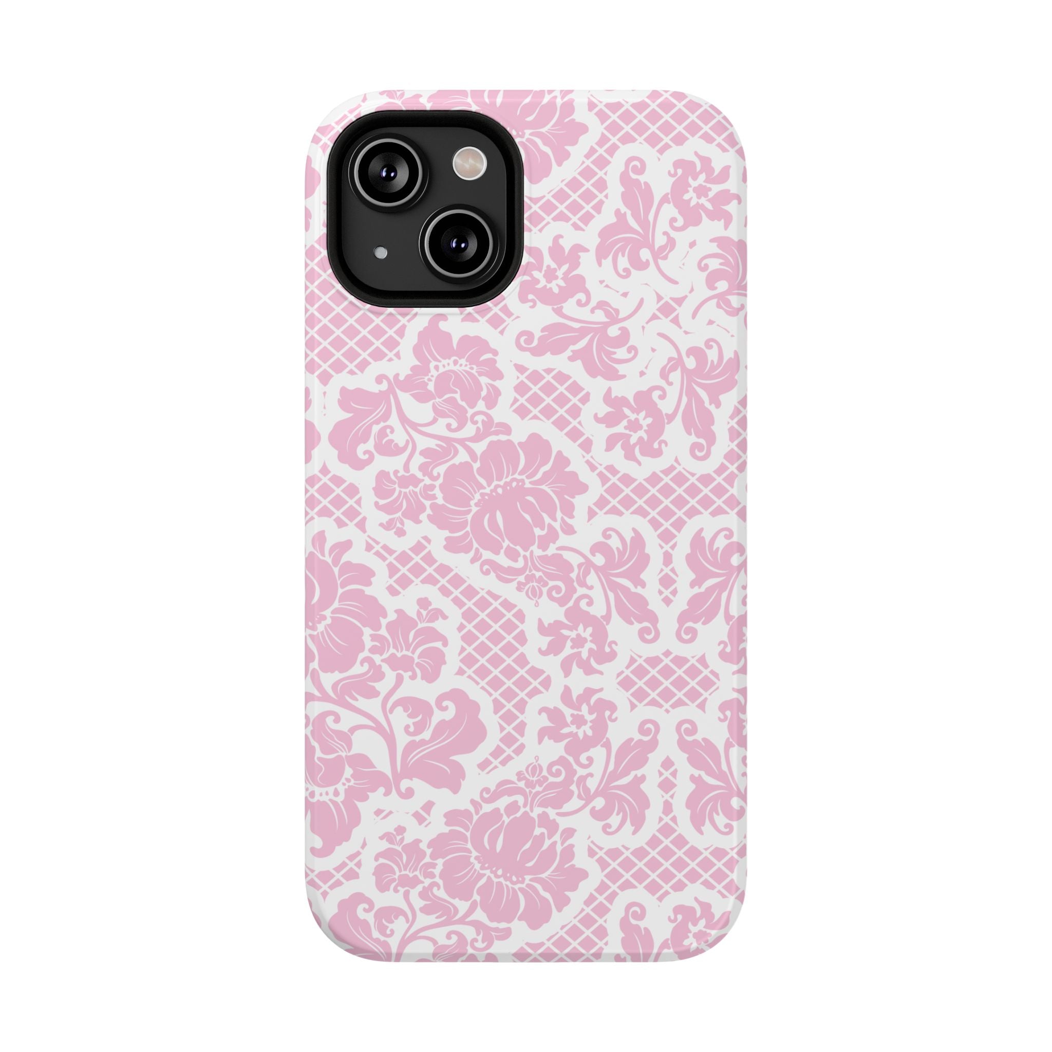 Customizable: Pink Lace Inspired Elegantly Chic Impact-Resistant Case