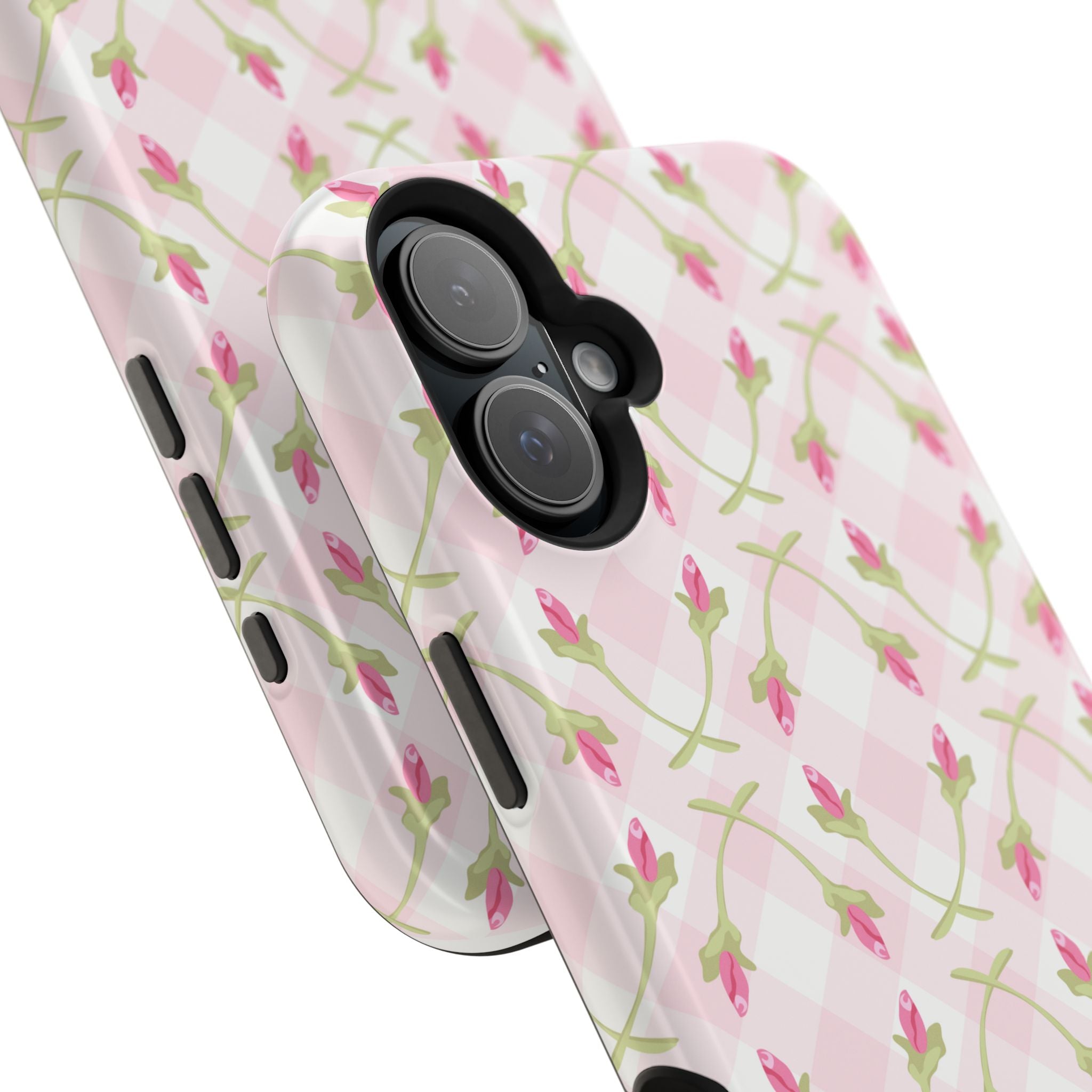Customizable: Floral Impact-Resistant Phone Case