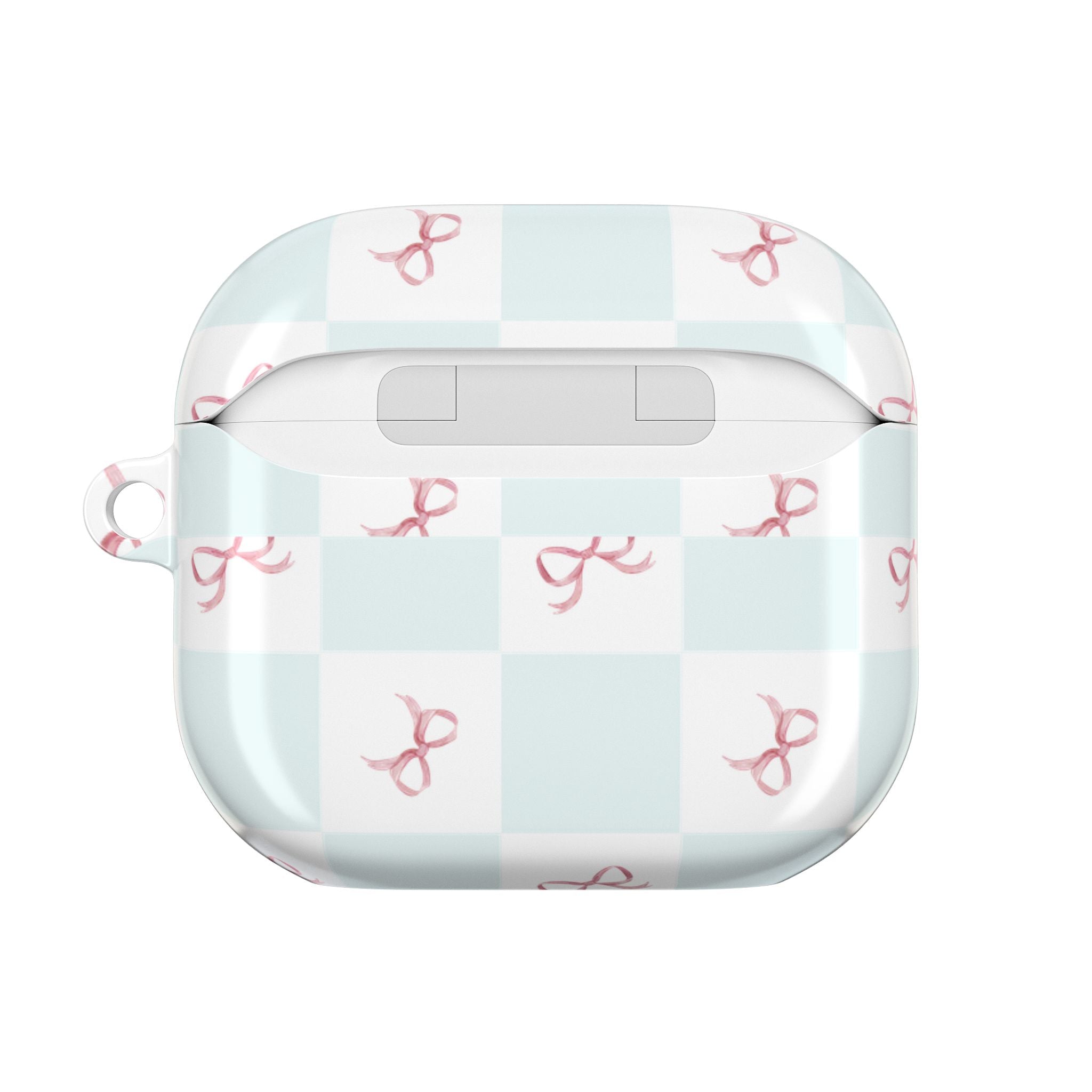 Customizable: Chic AirPod Case with Pink Ribbon Design, Trendy AirPod Case