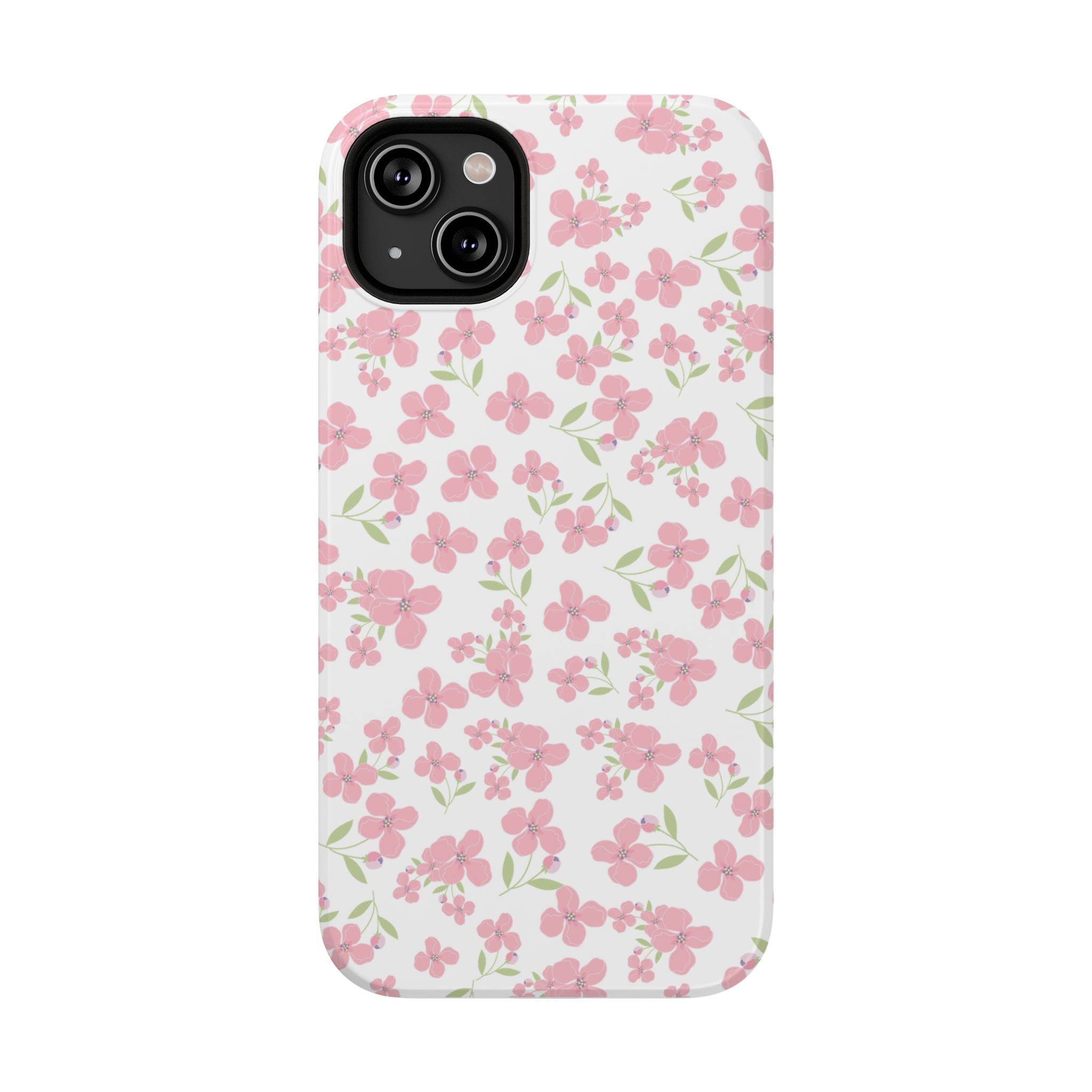 Customizable: Floral Impact-Resistant Phone Case