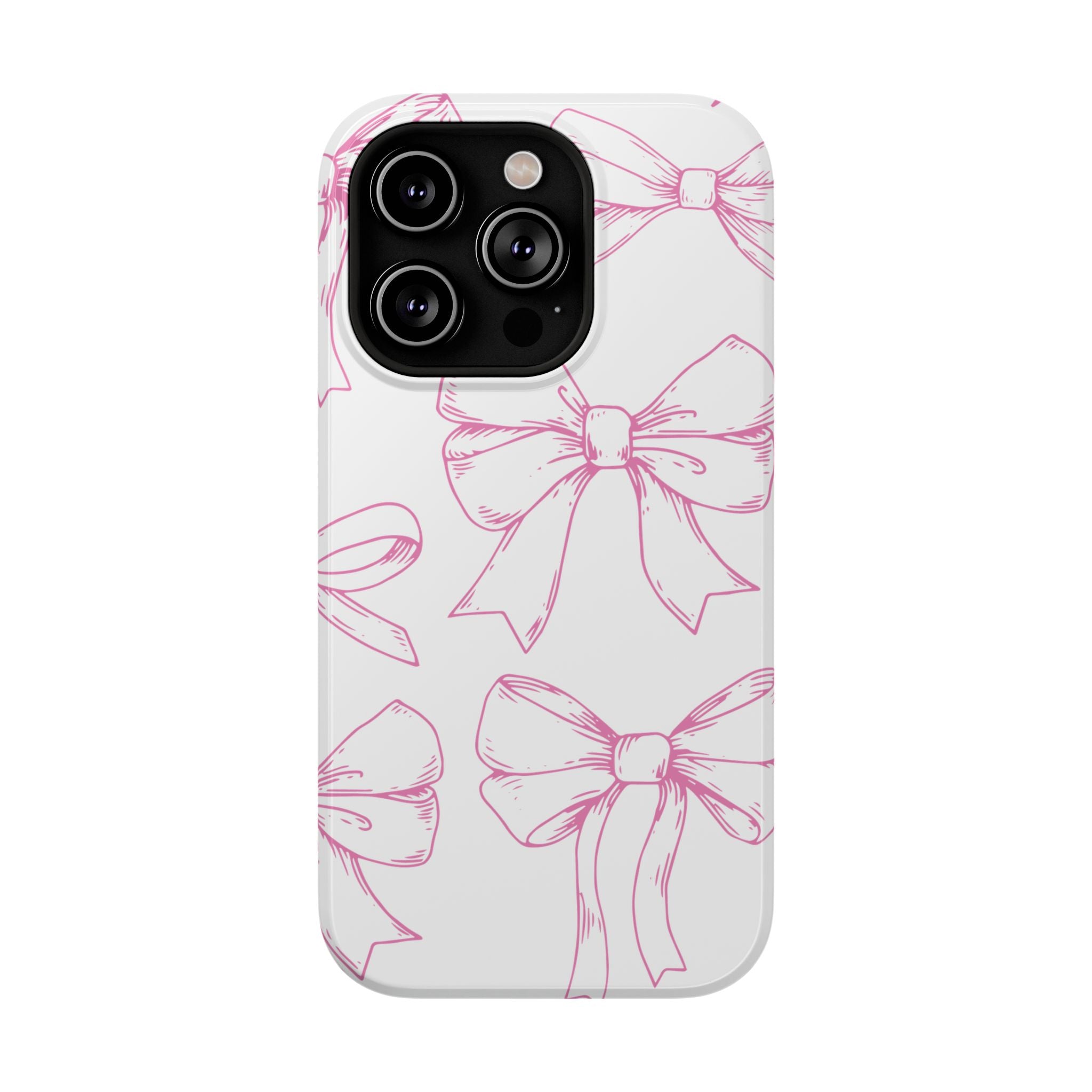 Customizable: Cute Bow Pattern Phone Case