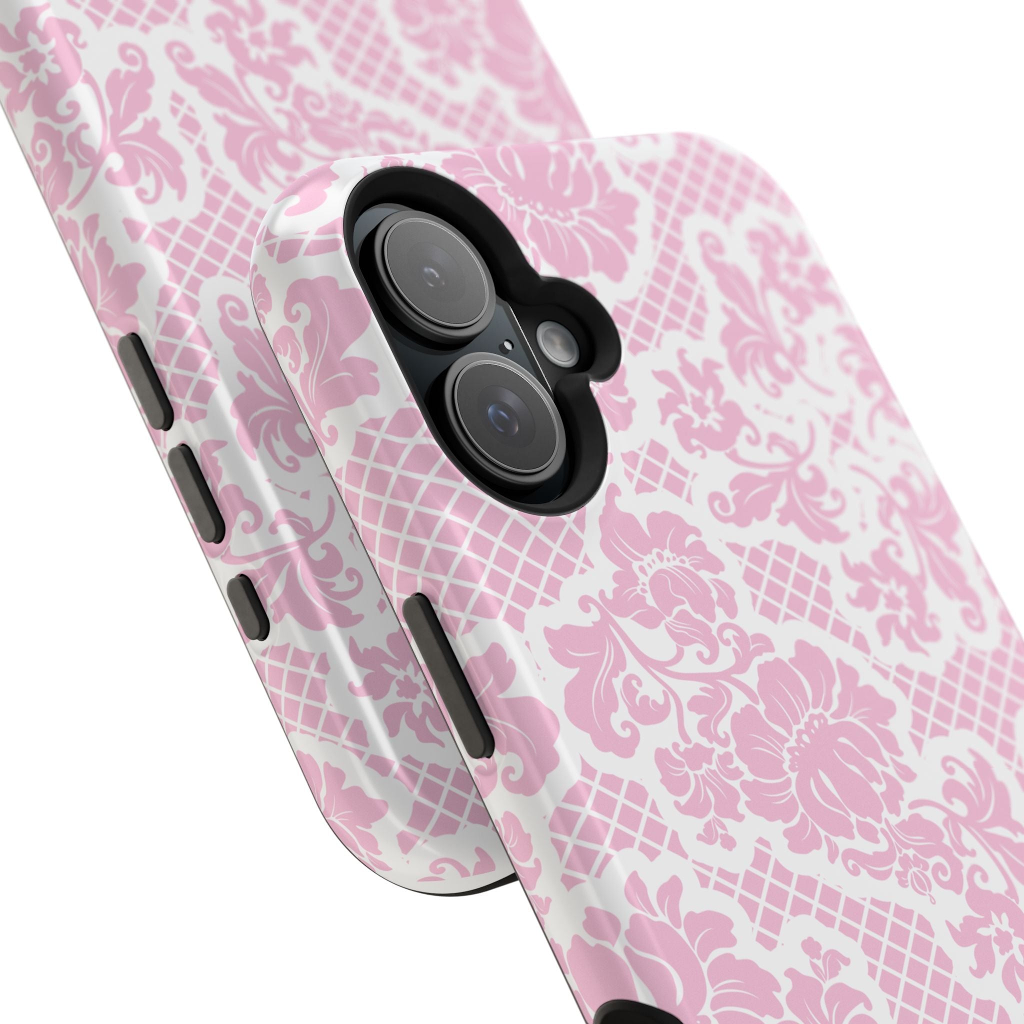 Customizable: Pink Lace Inspired Elegantly Chic Impact-Resistant Case