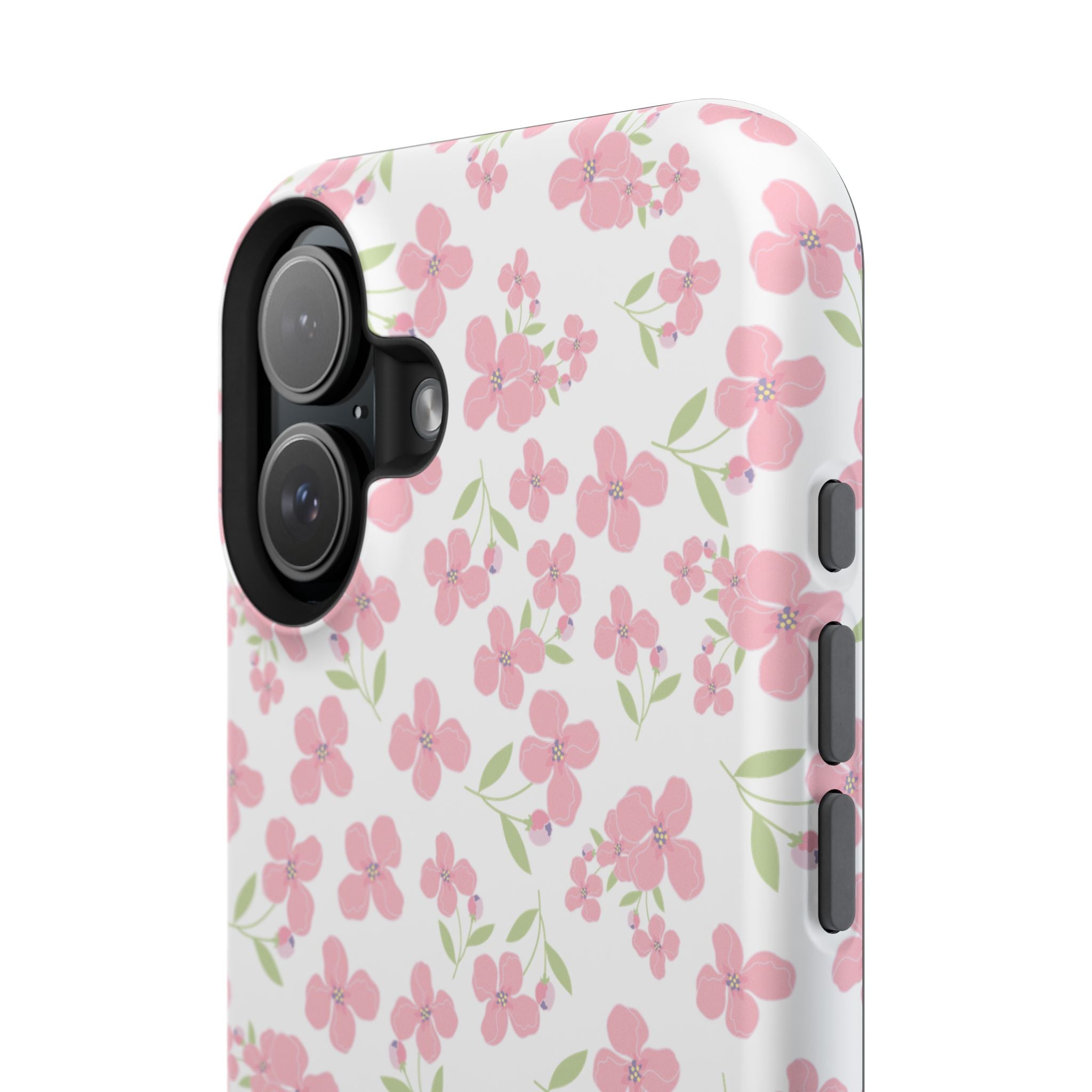 Customizable: Floral Impact-Resistant Phone Case