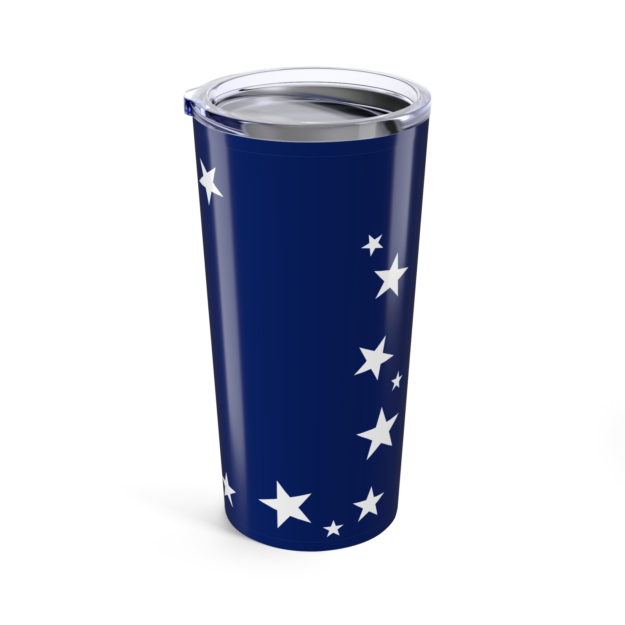 Customizable Navy Blue Star  Tumbler 20oz