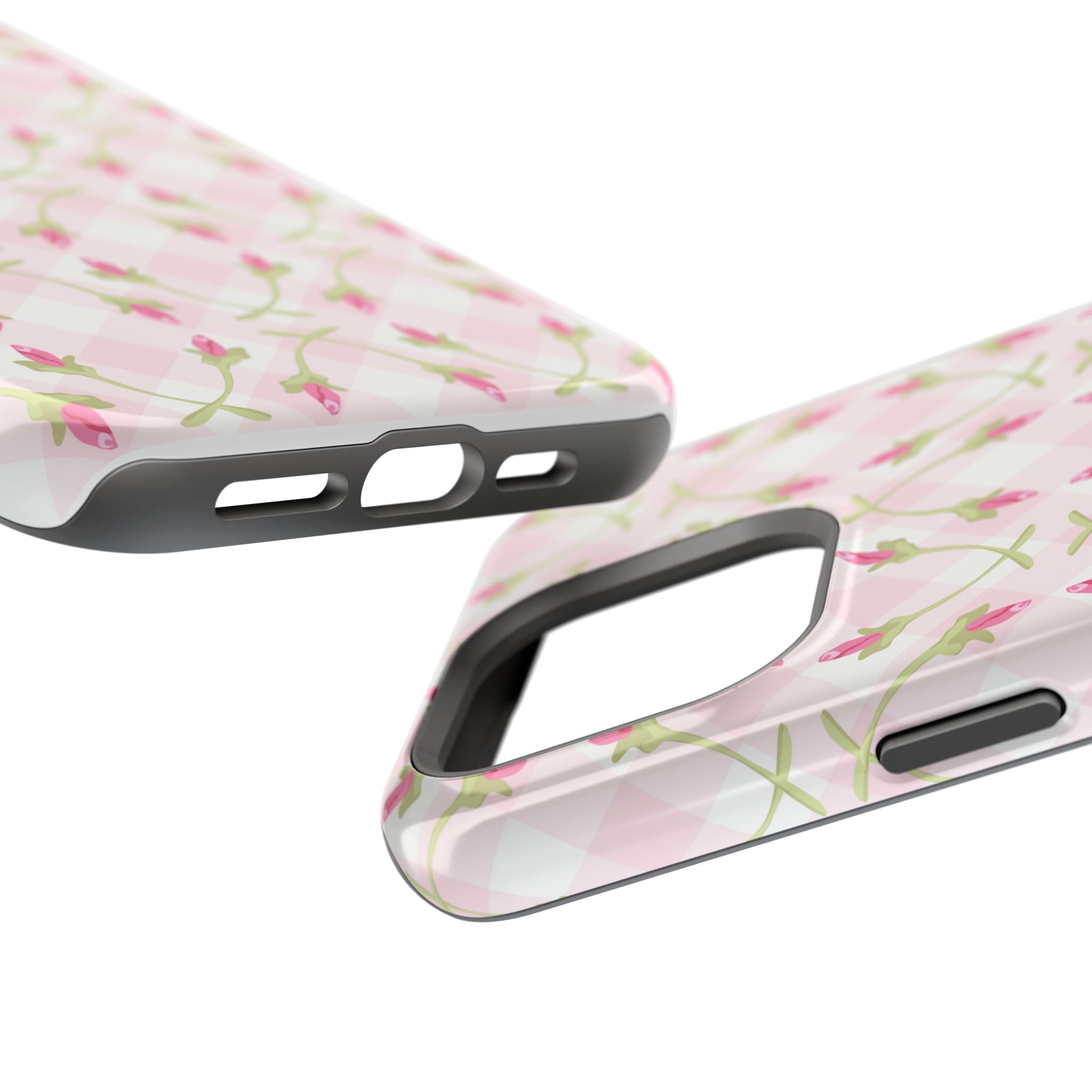 Customizable: Floral Impact-Resistant Phone Case