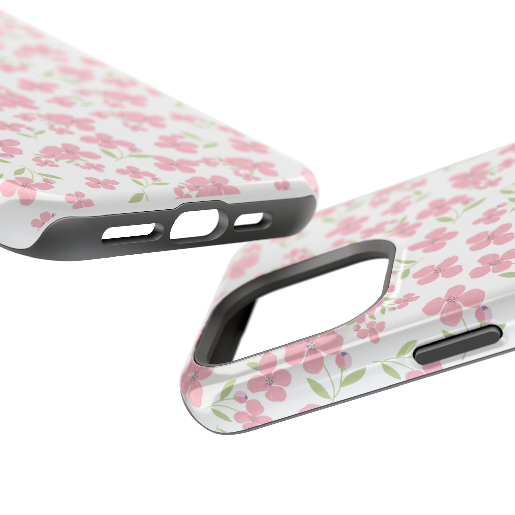 Customizable: Floral Impact-Resistant Phone Case