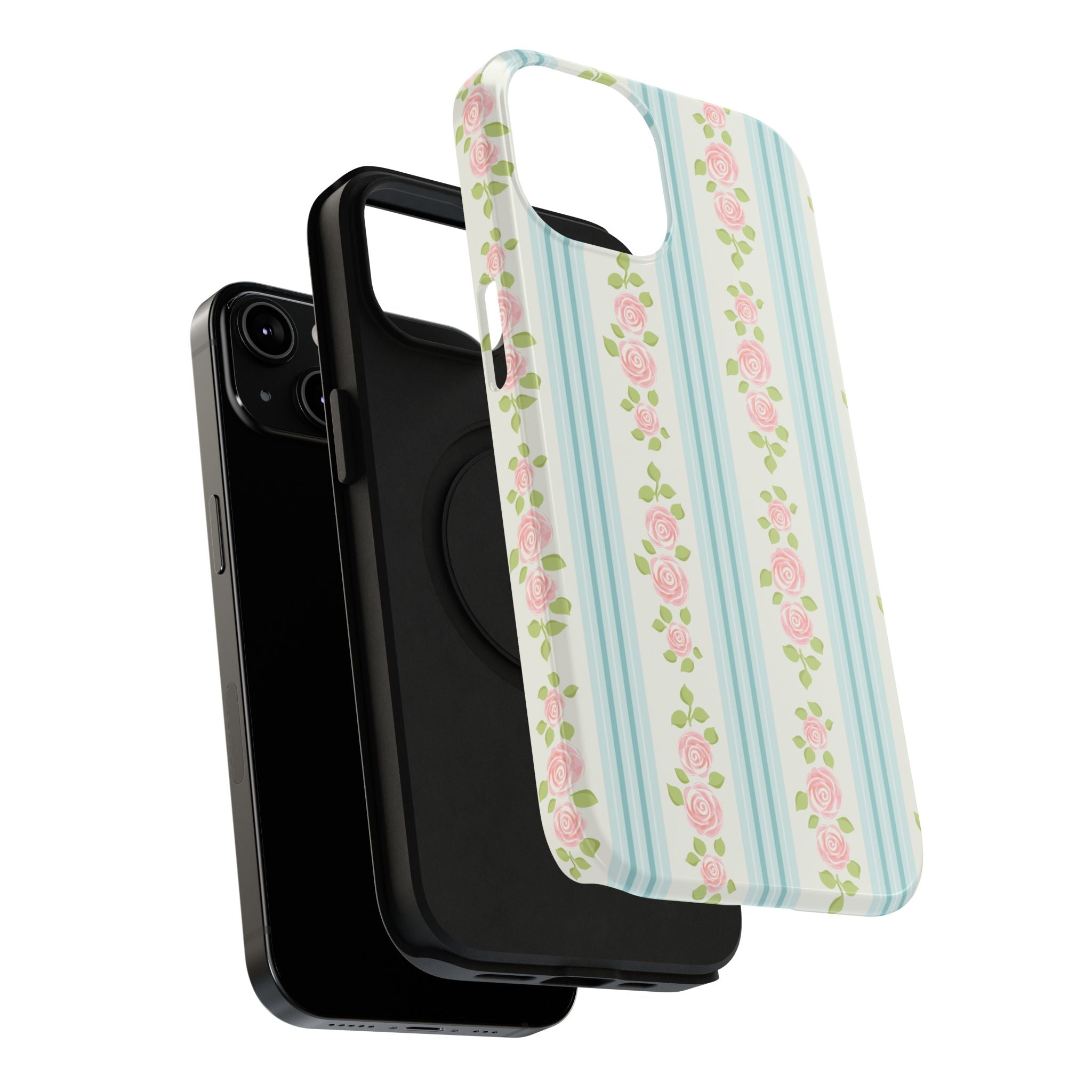 Customizable: Floral Impact-Resistant Phone Case