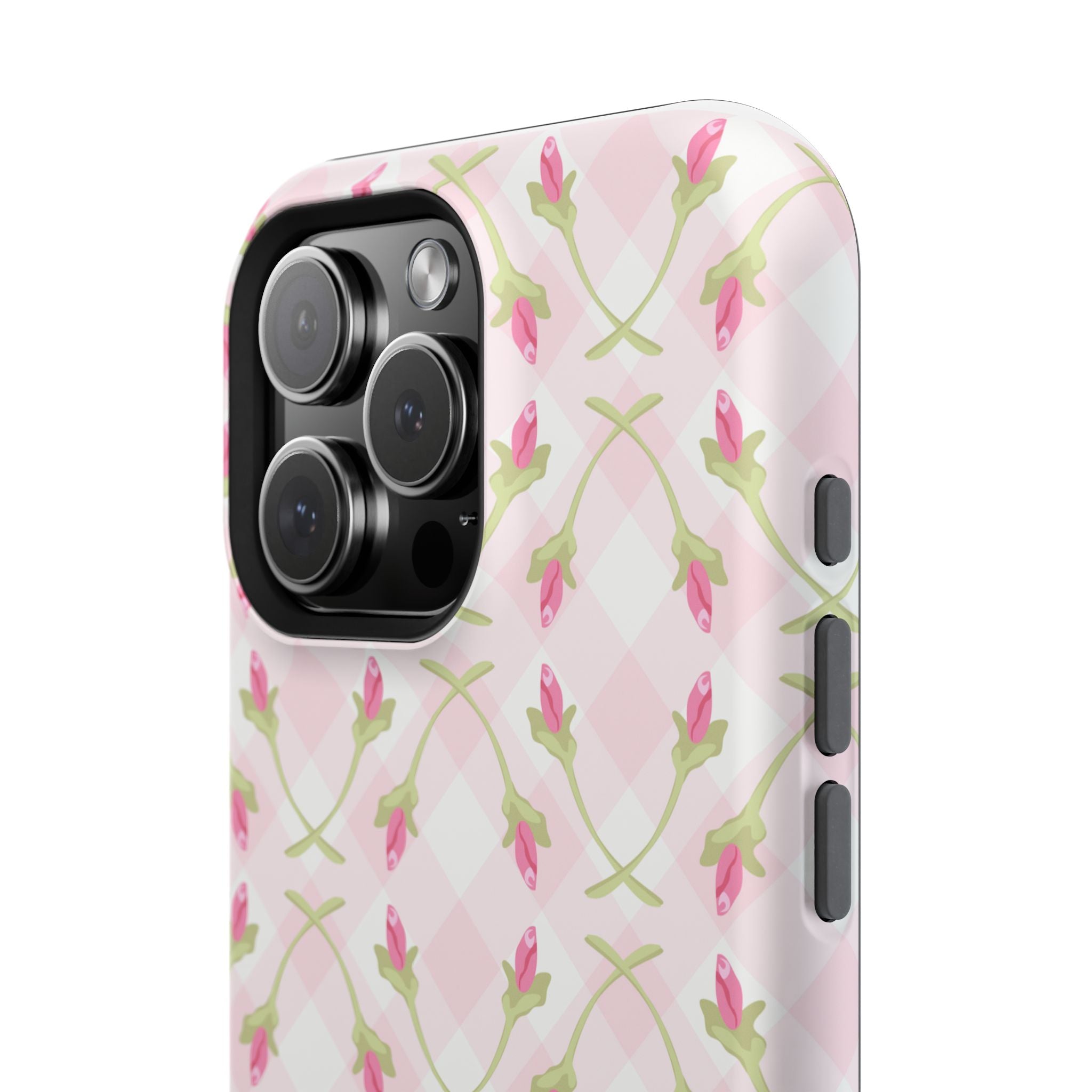 Customizable: Floral Impact-Resistant Phone Case