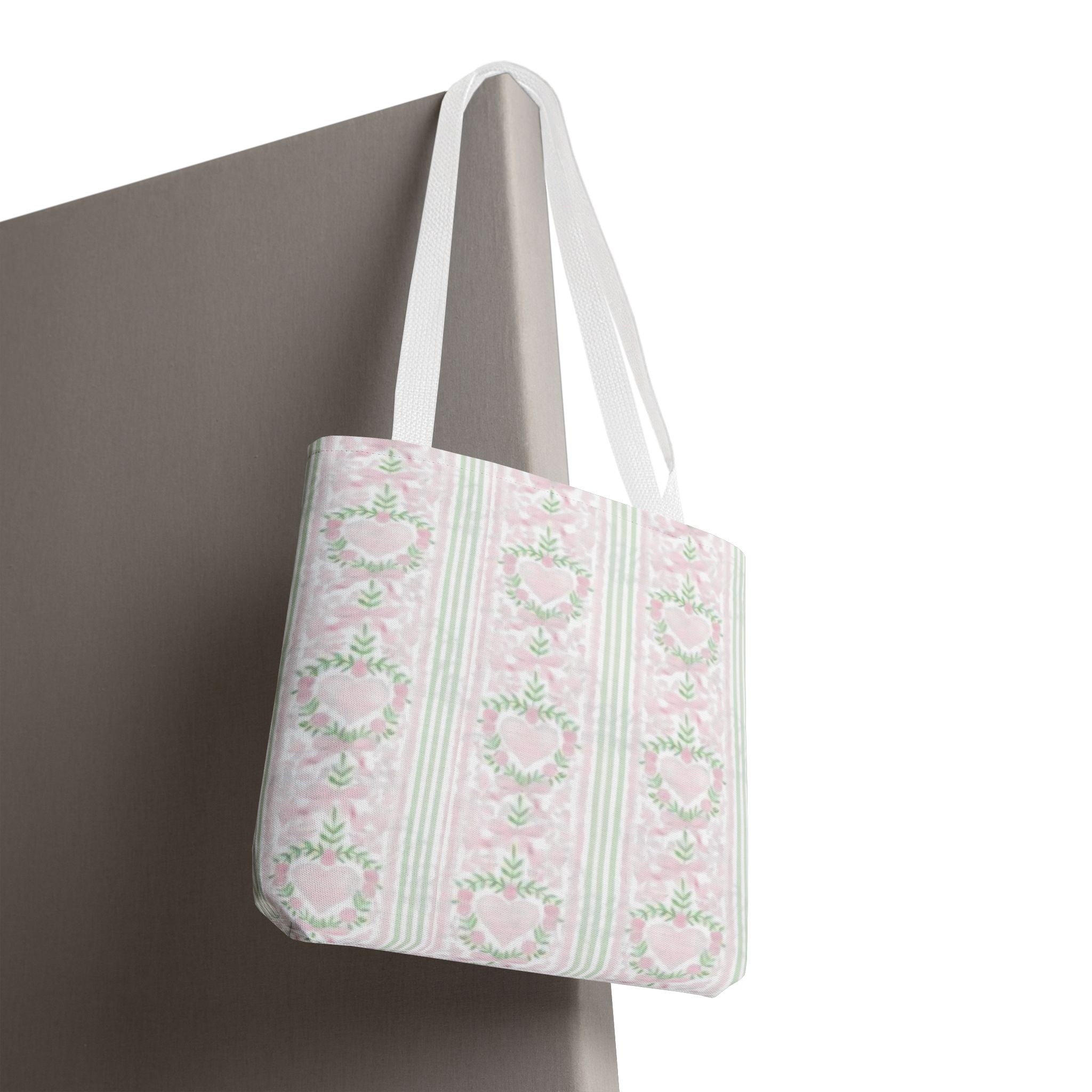 Romantic Floral Tote Bag,  Perfect for Shopping, Gifts, School, and Wedding