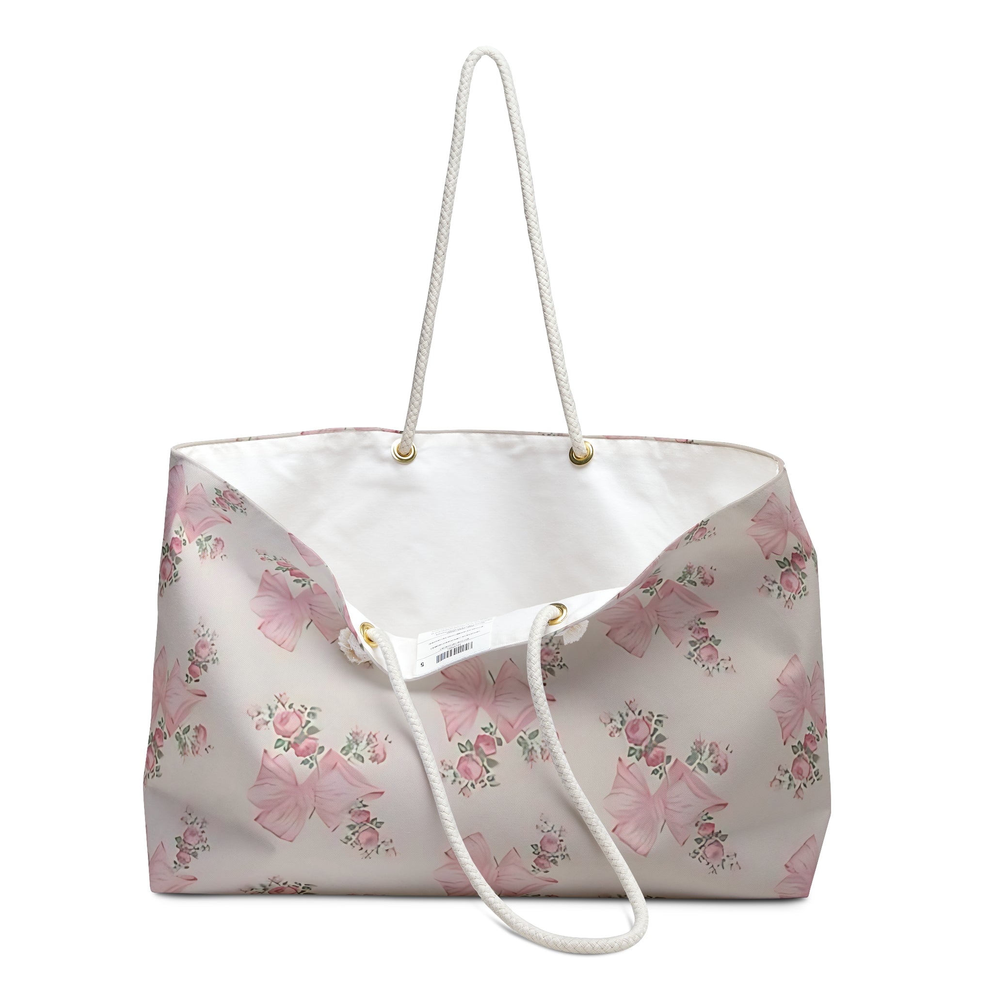 Floral Pink Weekender Bag, Stylish Travel Tote, Perfect for Beach, Gym, Weekend Getaway, Gift for Her