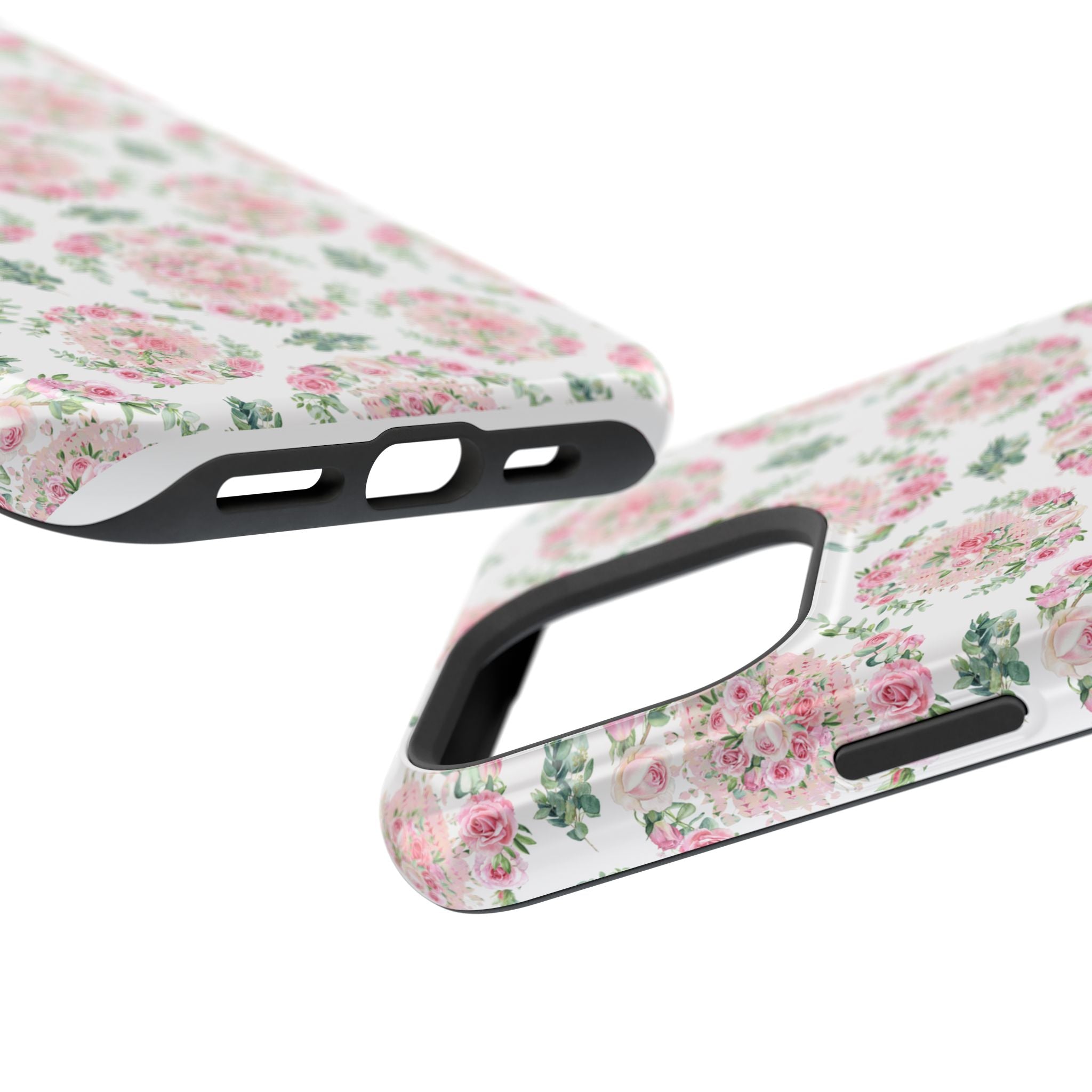 Customizable: Floral Impact-Resistant Phone Case