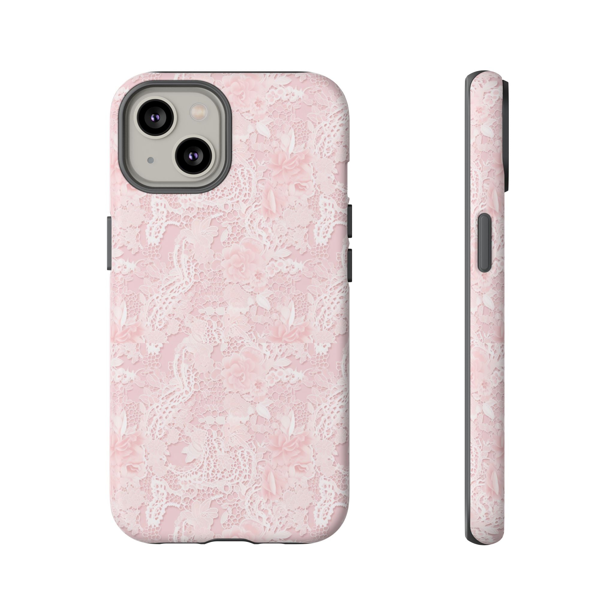 Customizable: Pink Floral Phone Case, Stylish Tough Cases, Unique Gift for Her, Cute Phone Accessories, Floral Tech Cover