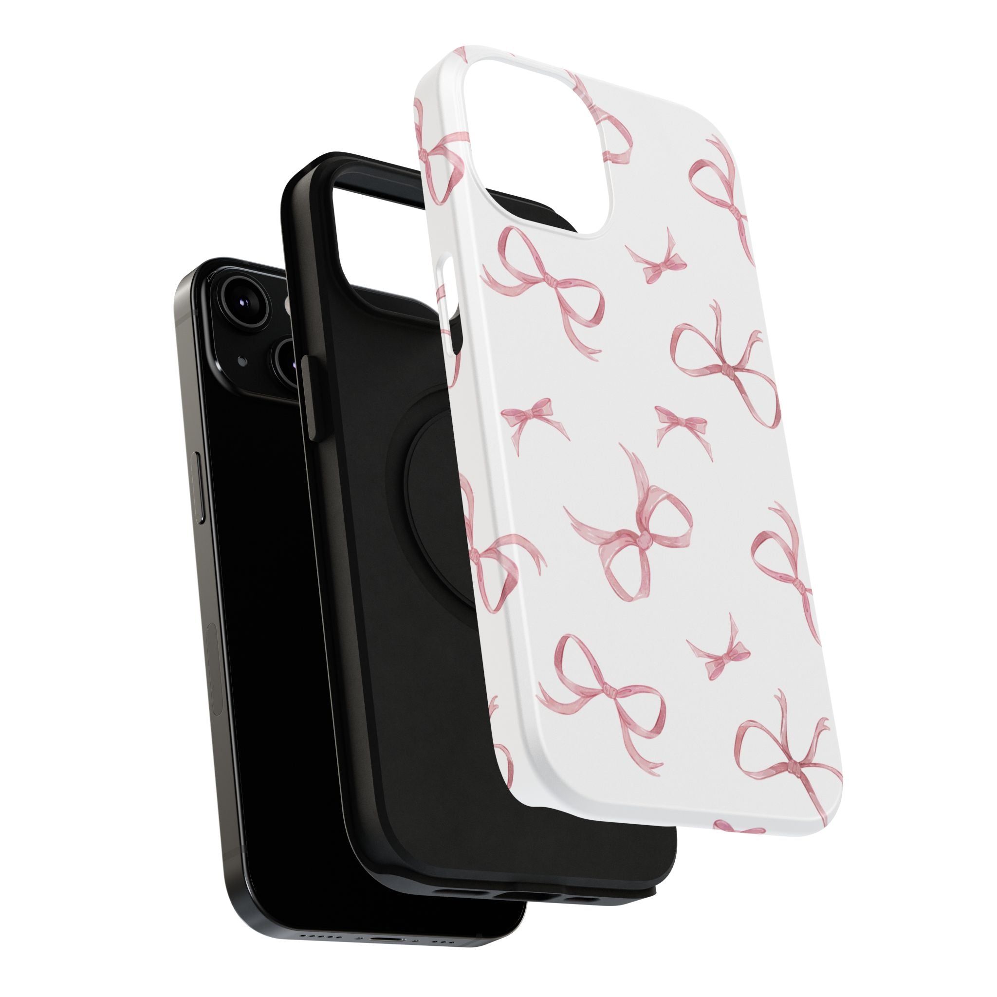 Customizable: Coquette Bow Stylish Impact-Resistant Phone Case