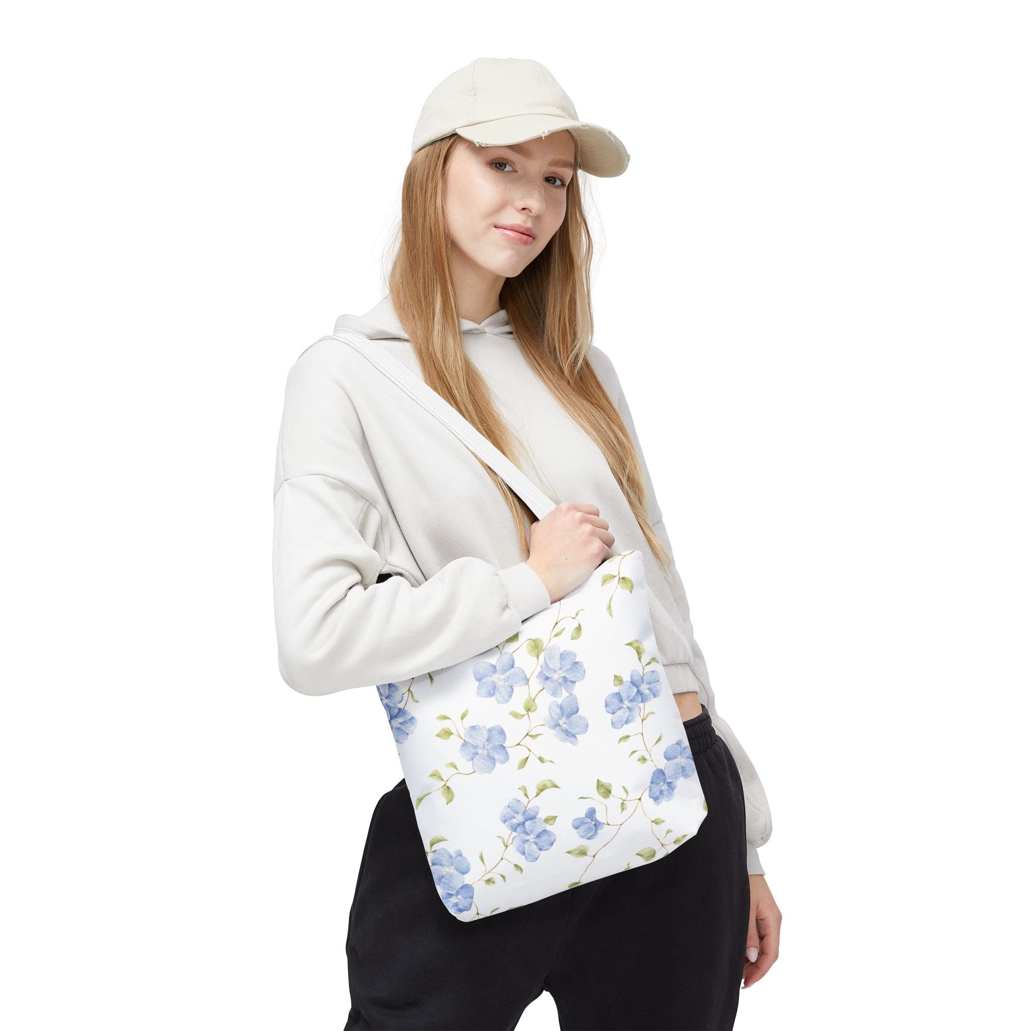 Floral Tote Bag, Stylish Eco-Friendly Bag, Gift for Her, Beach Bag, Shopping Tote, College Bag