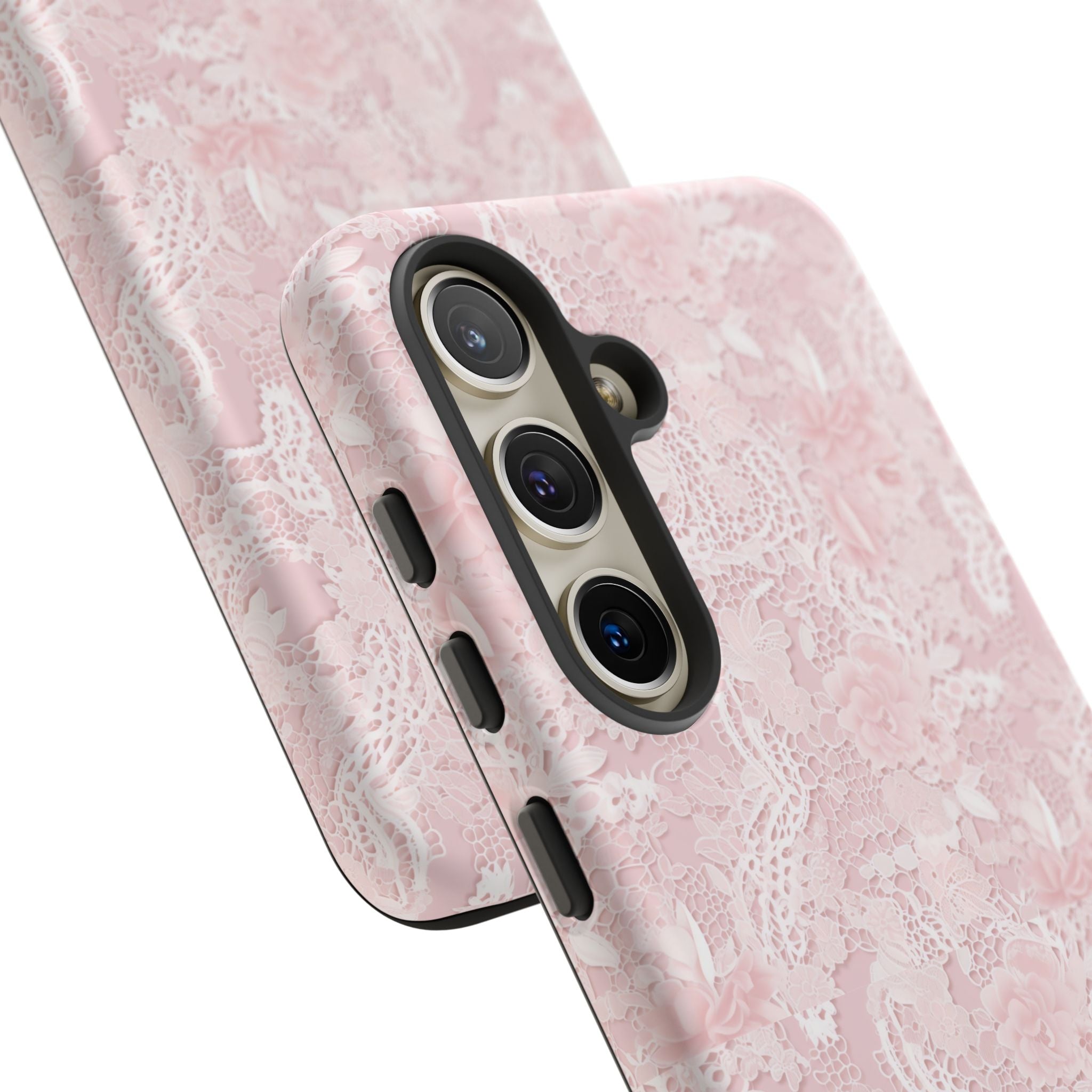 Customizable: Pink Floral Phone Case, Stylish Tough Cases, Unique Gift for Her, Cute Phone Accessories, Floral Tech Cover