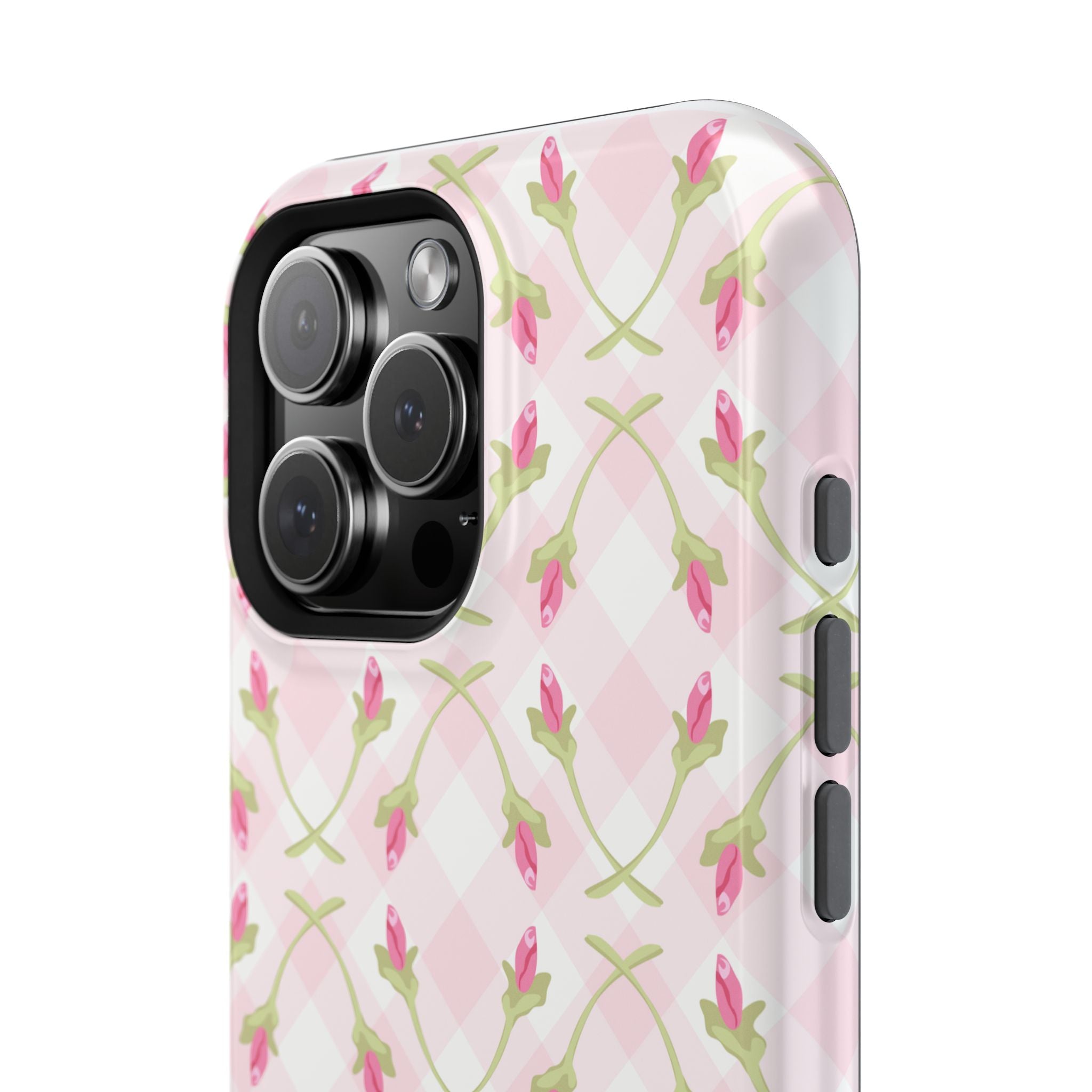 Customizable: Floral Impact-Resistant Phone Case
