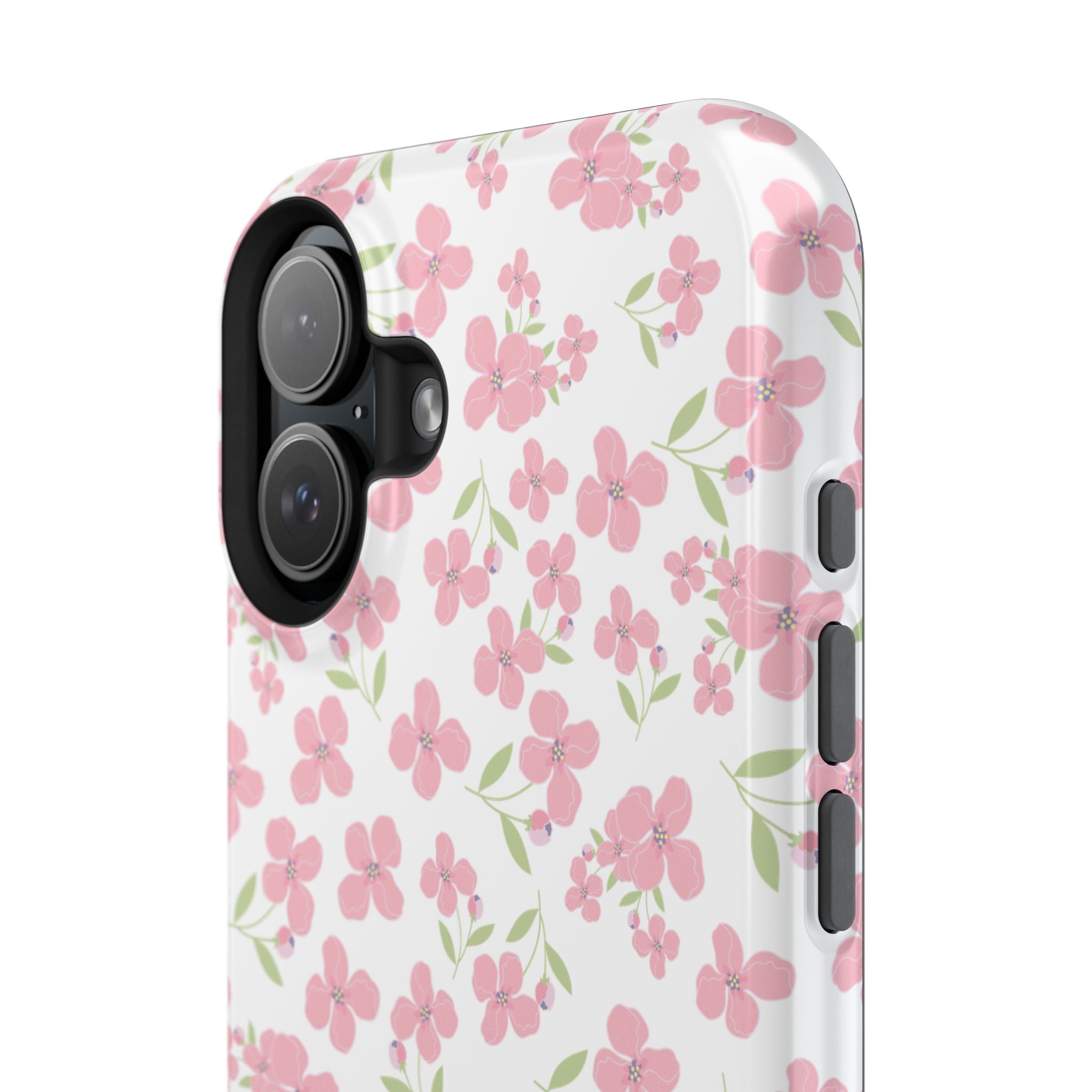 Customizable: Floral Impact-Resistant Phone Case