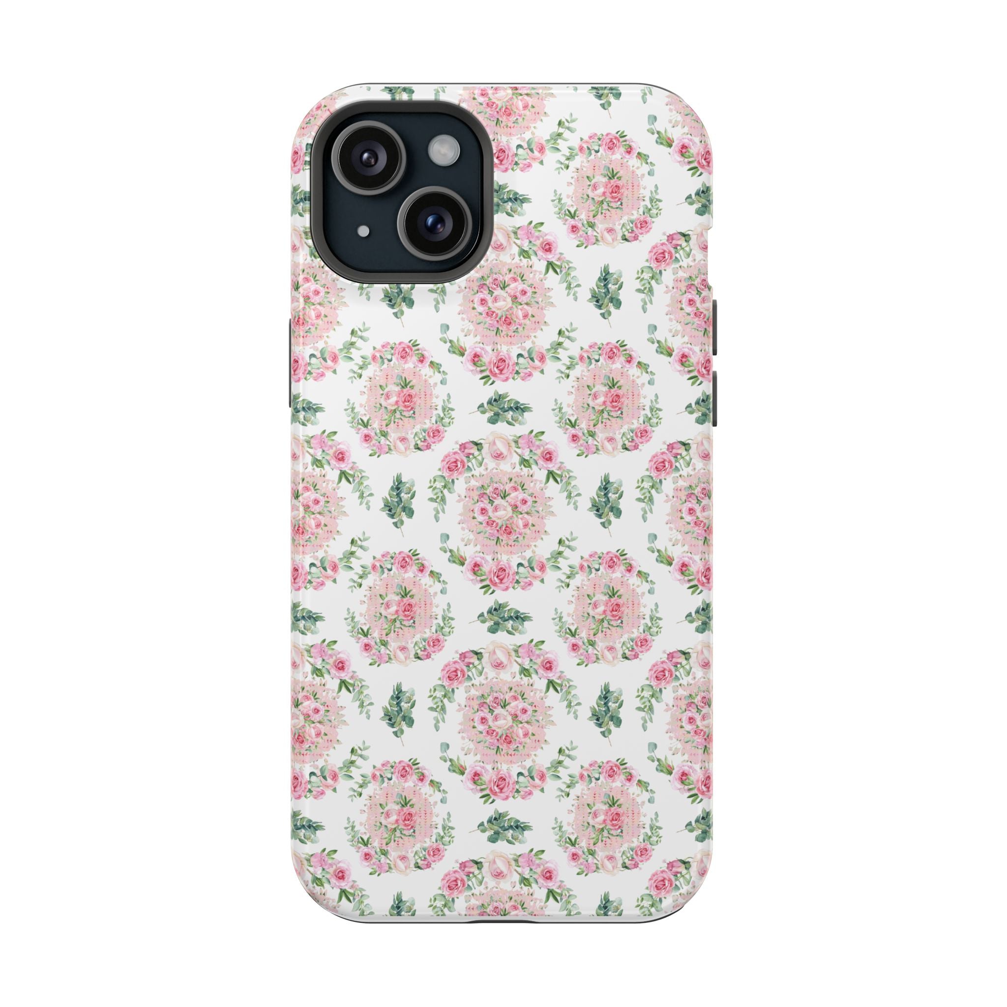 Customizable: Floral Impact-Resistant Phone Case