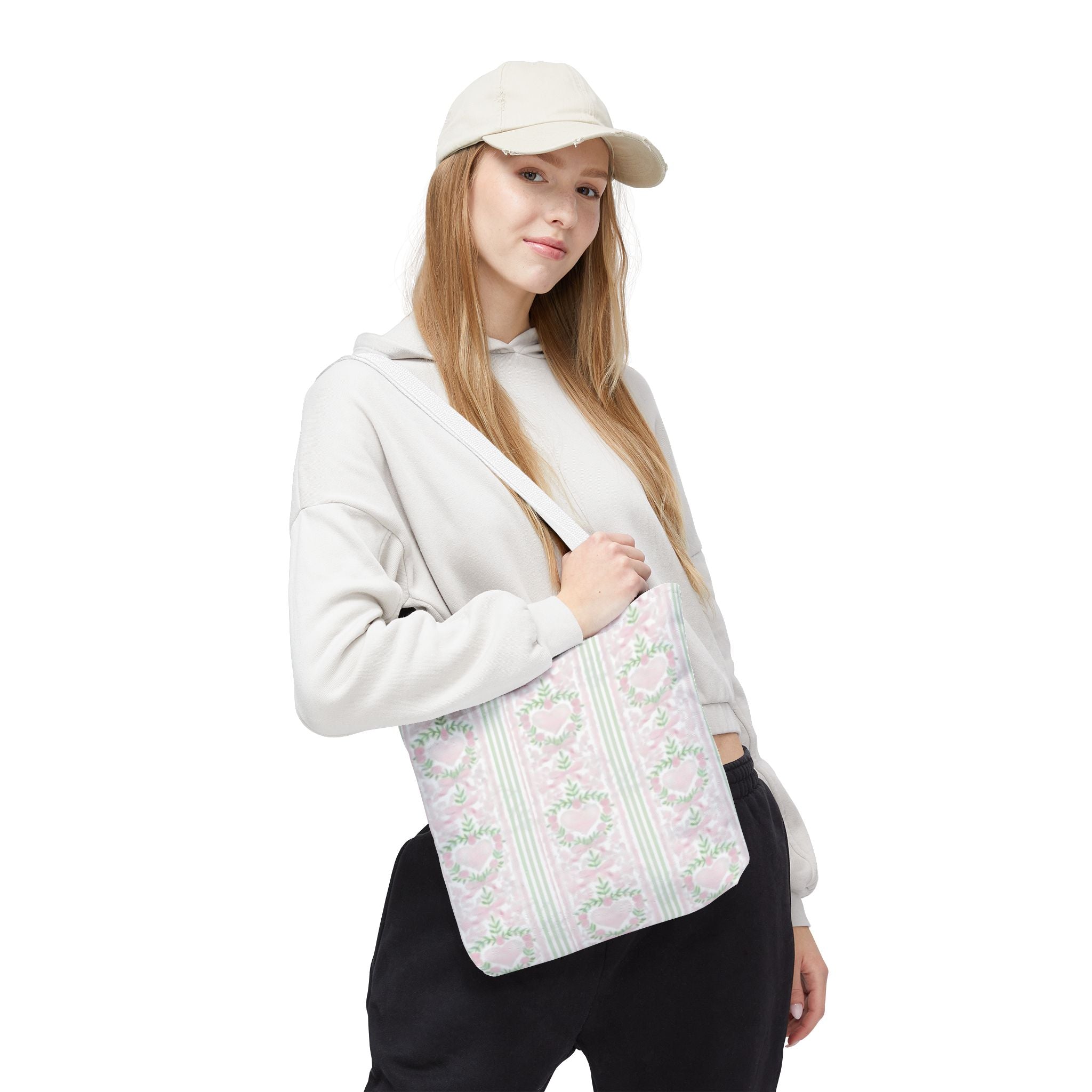 Romantic Floral Tote Bag,  Perfect for Shopping, Gifts, School, and Wedding