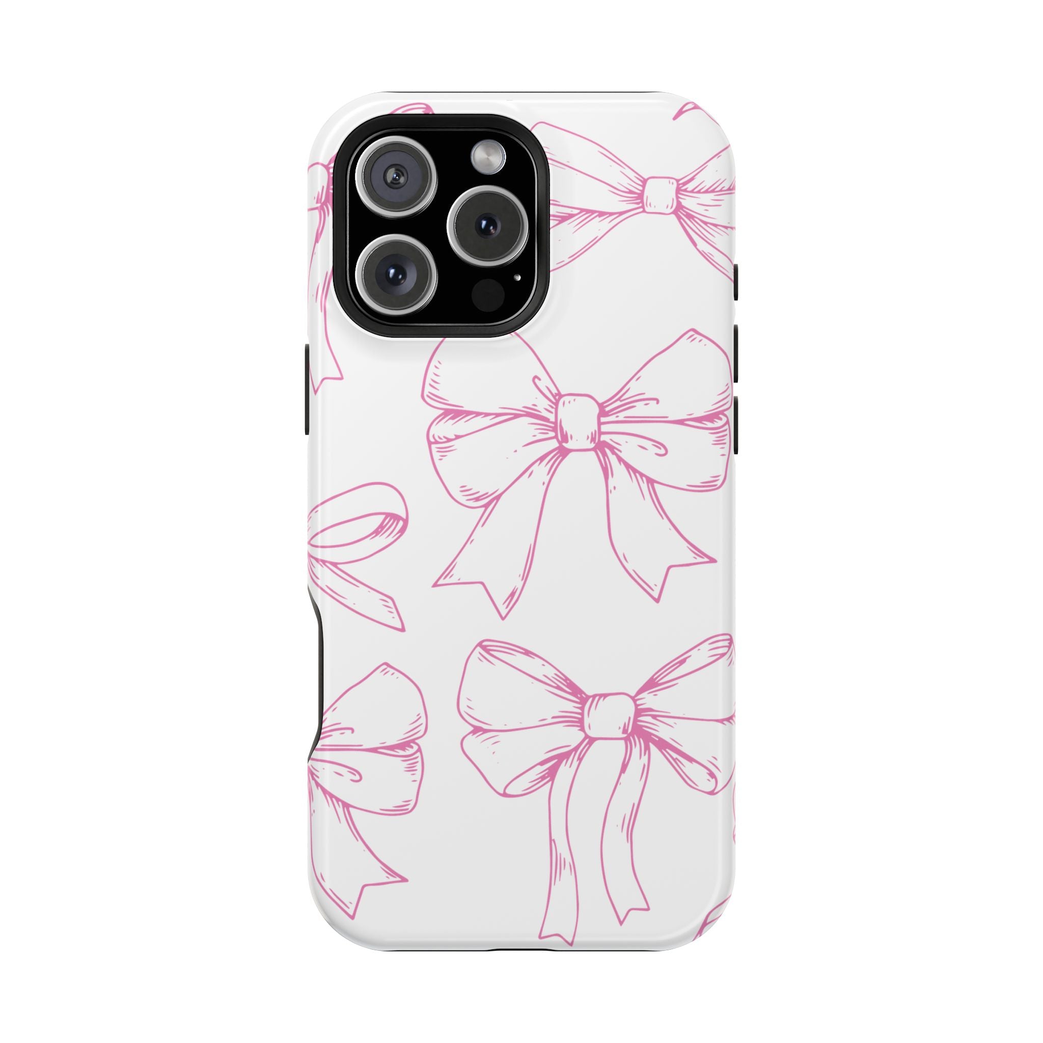 Customizable: Cute Bow Pattern Phone Case