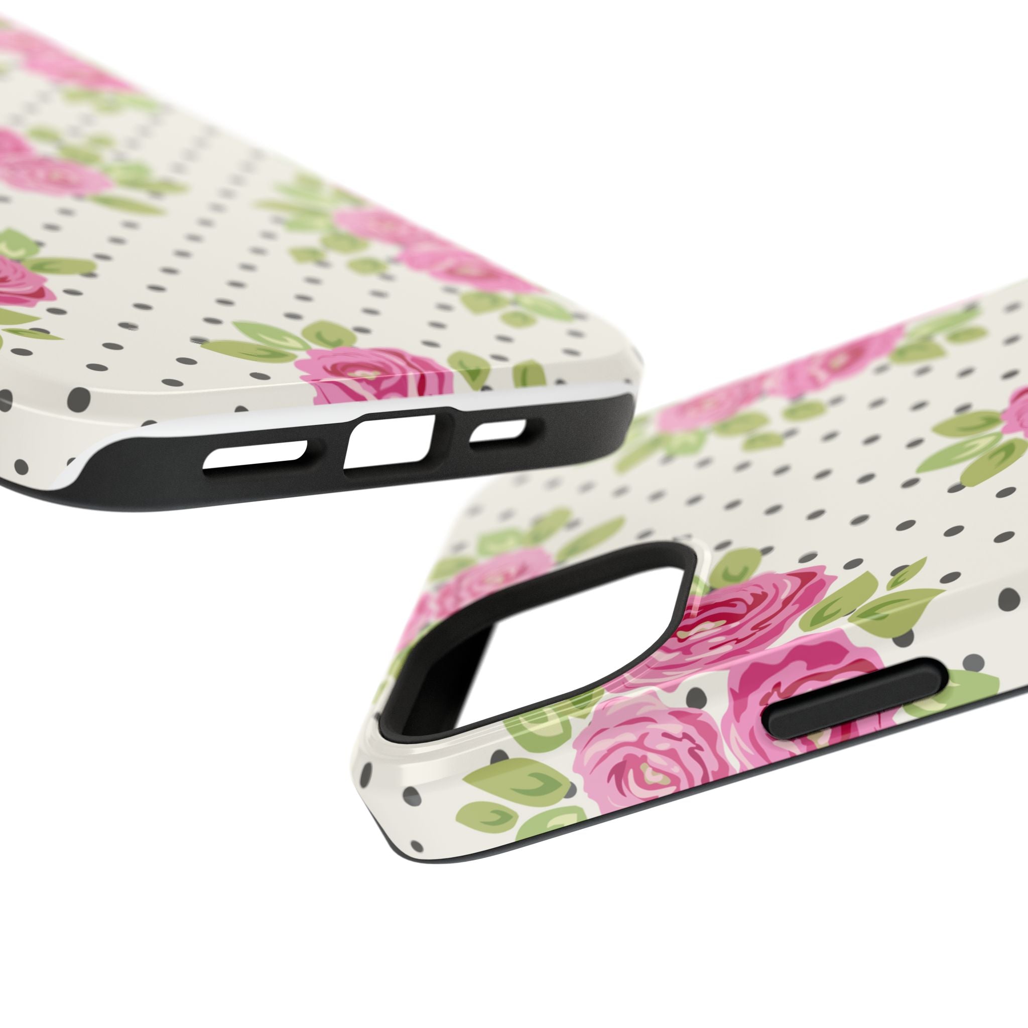 Customizable: Floral Polka Dot Phone Case