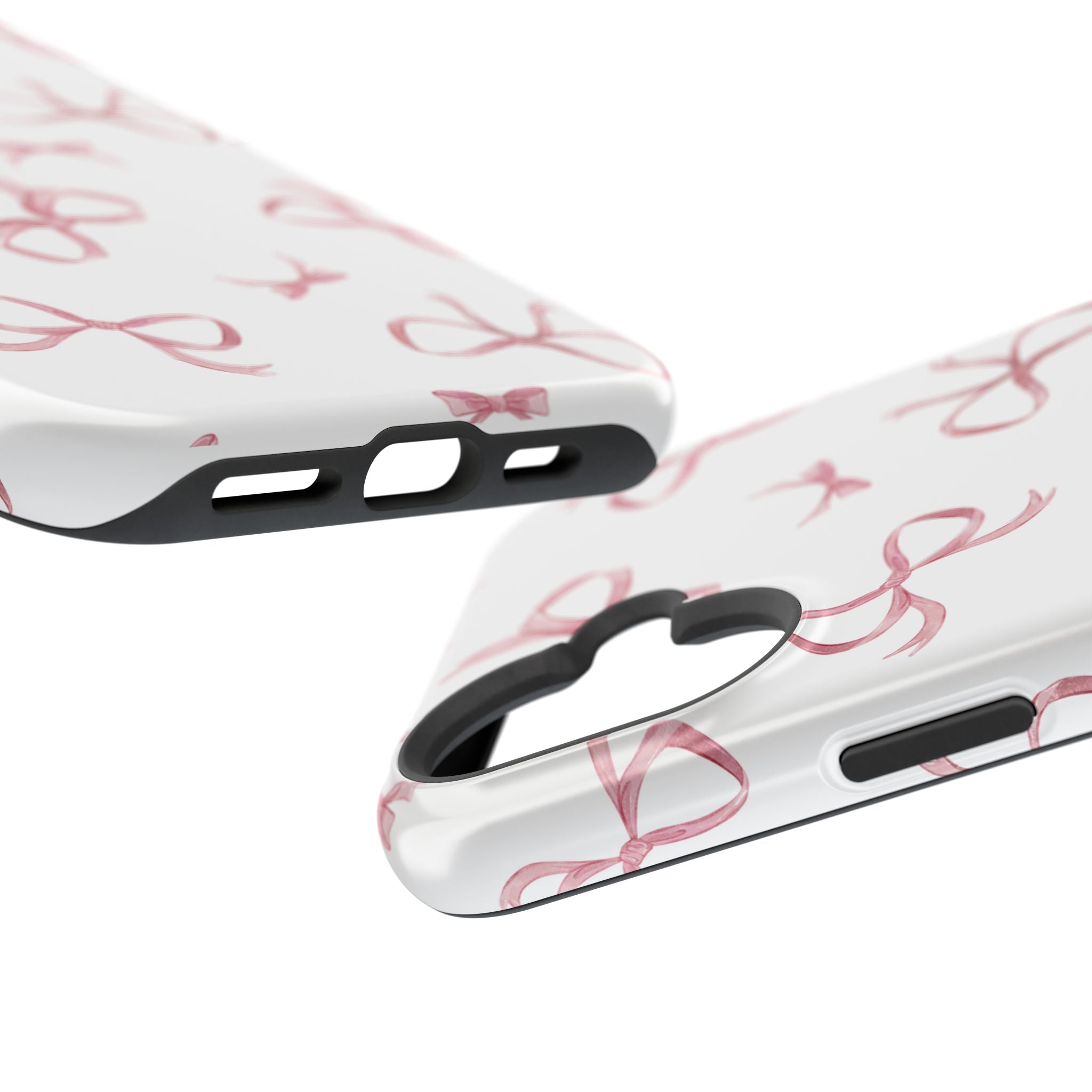 Customizable: Coquette Bow Stylish Impact-Resistant Phone Case